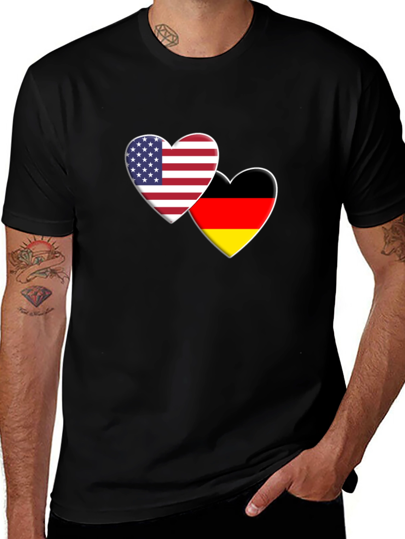 USA & Germany Love T-Shirt