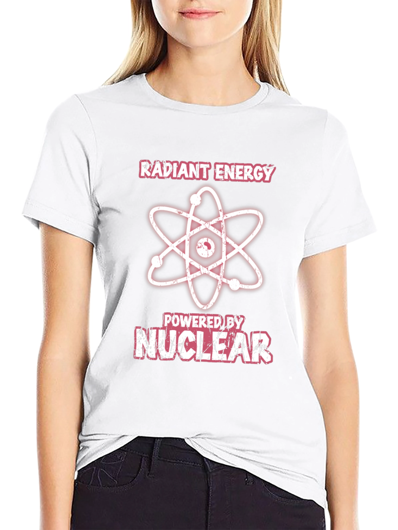 Radiant Energy Powered by Nuclear Black T-Shirt