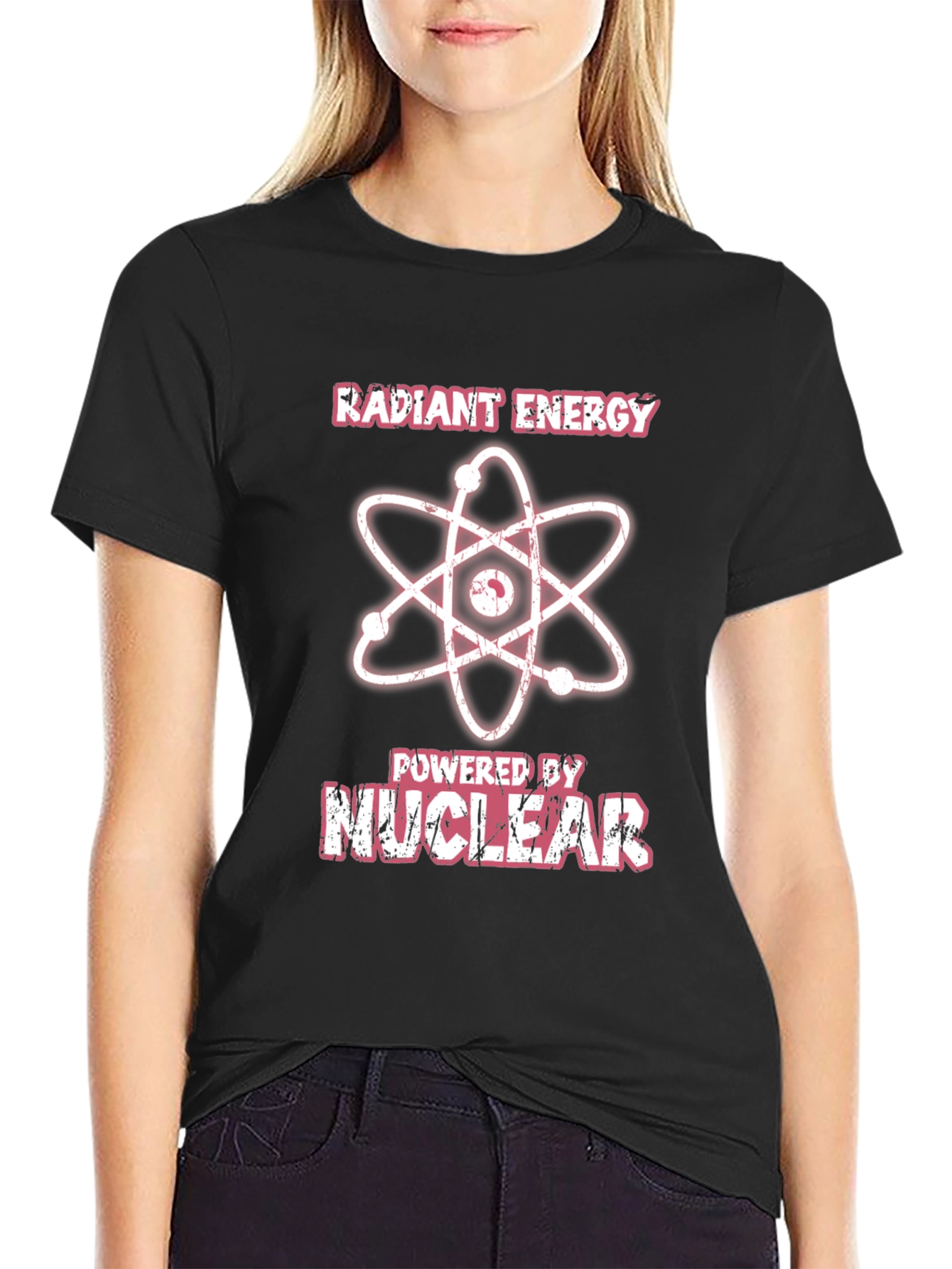 Radiant Energy Powered by Nuclear Black T-Shirt