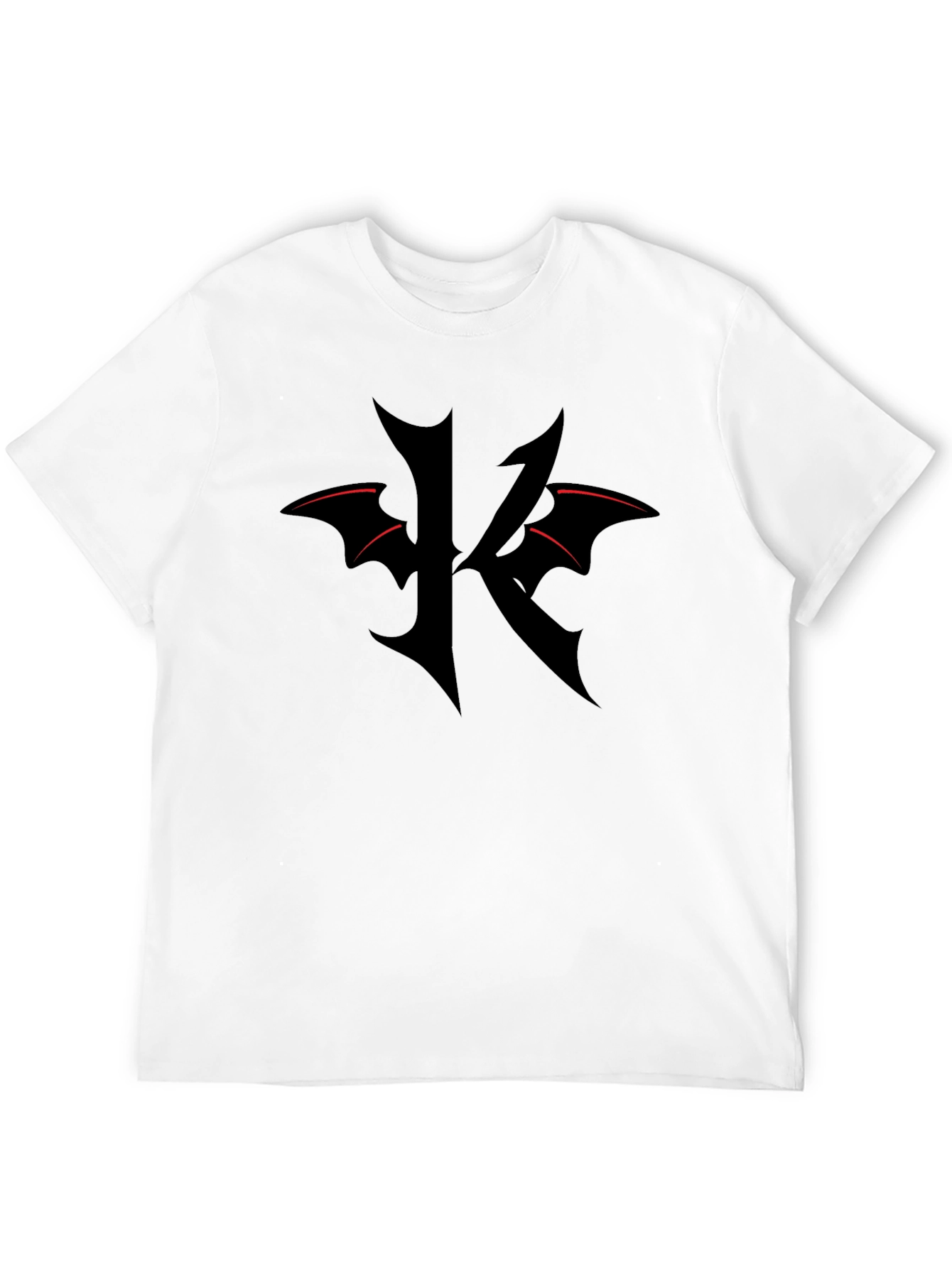 Gothic K T-Shirt - Edgy Dark Style