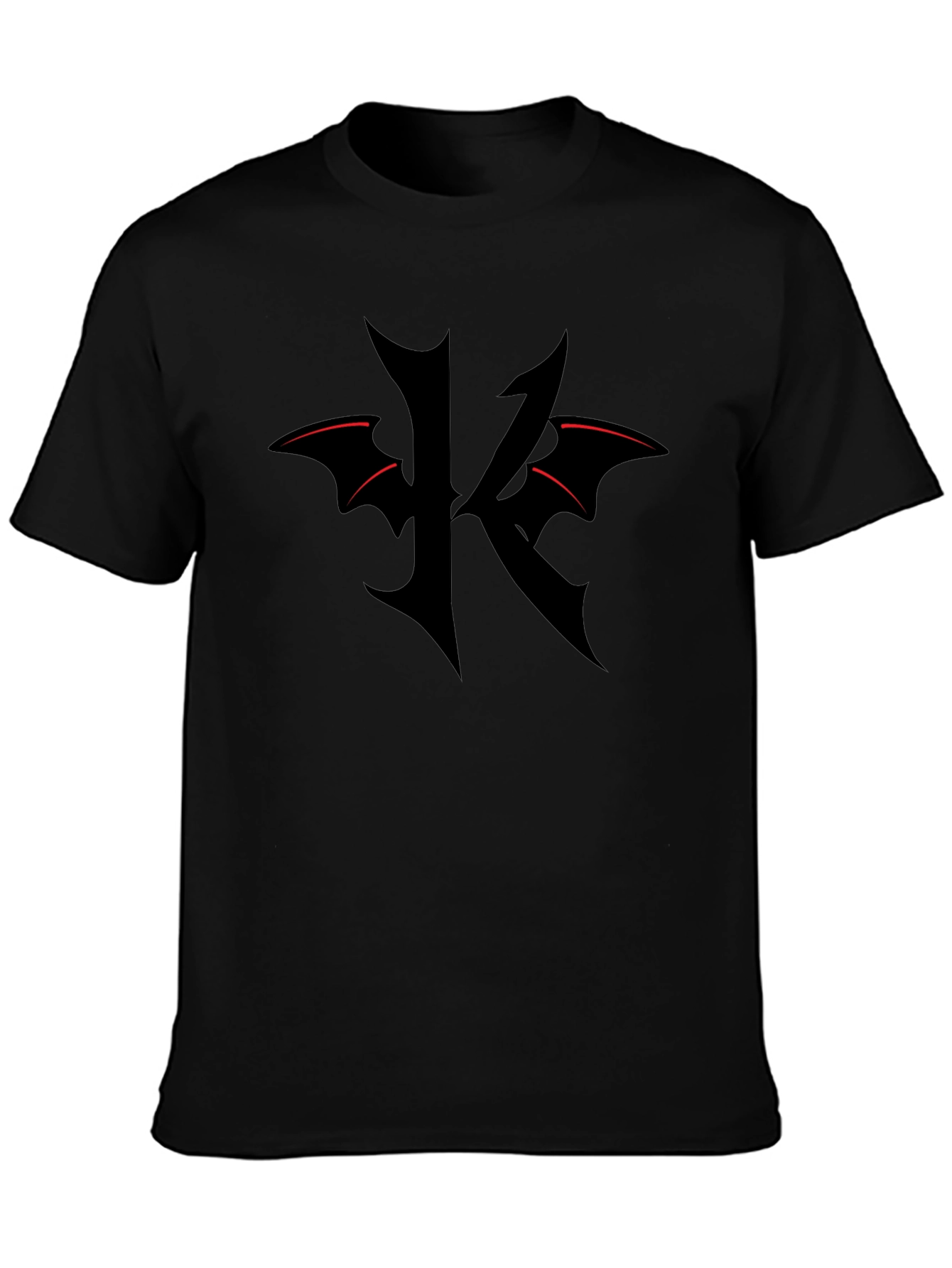Gothic K T-Shirt - Edgy Dark Style