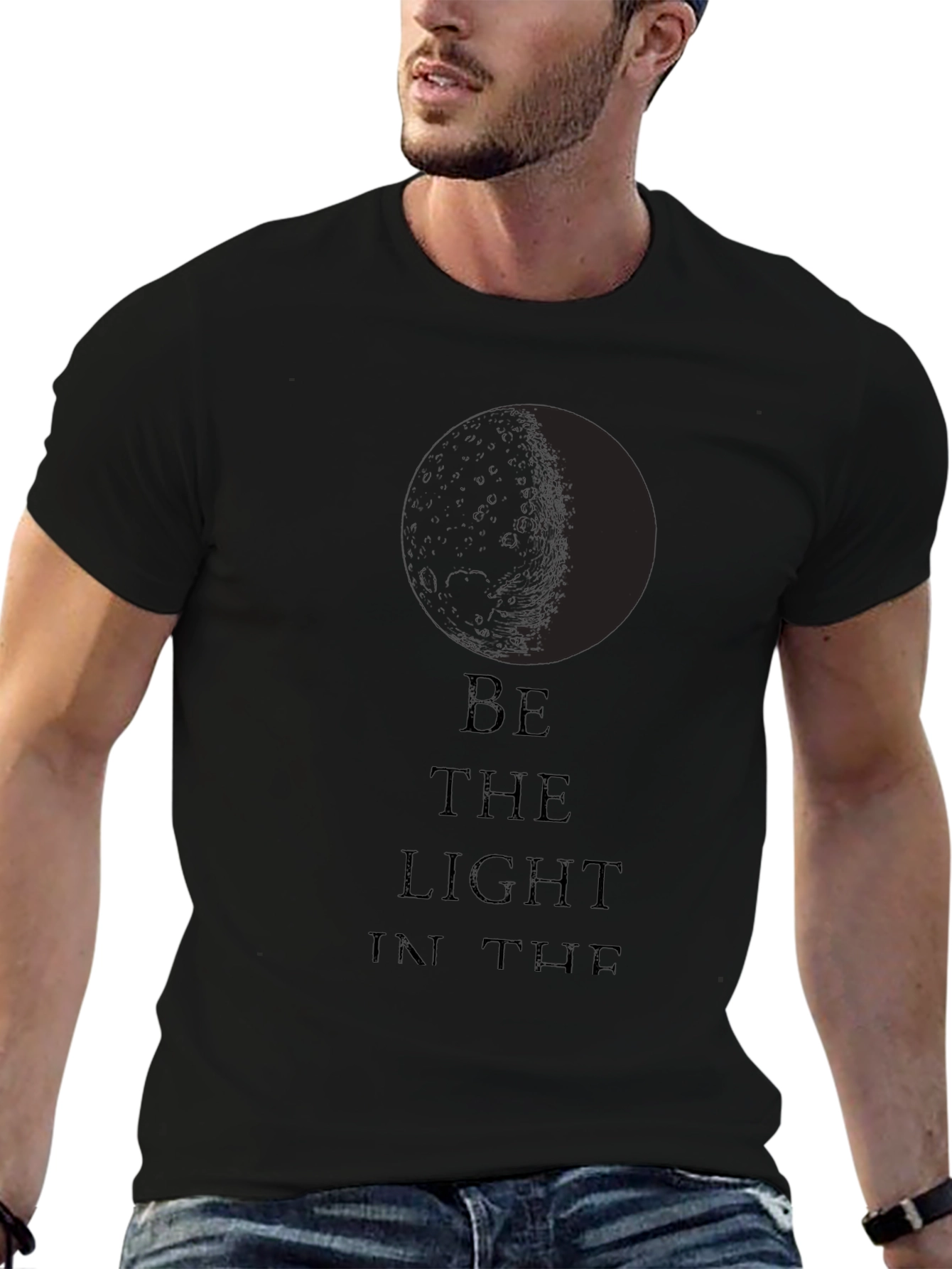 Be the Light Graphic Tee - Classic Black T-Shirt