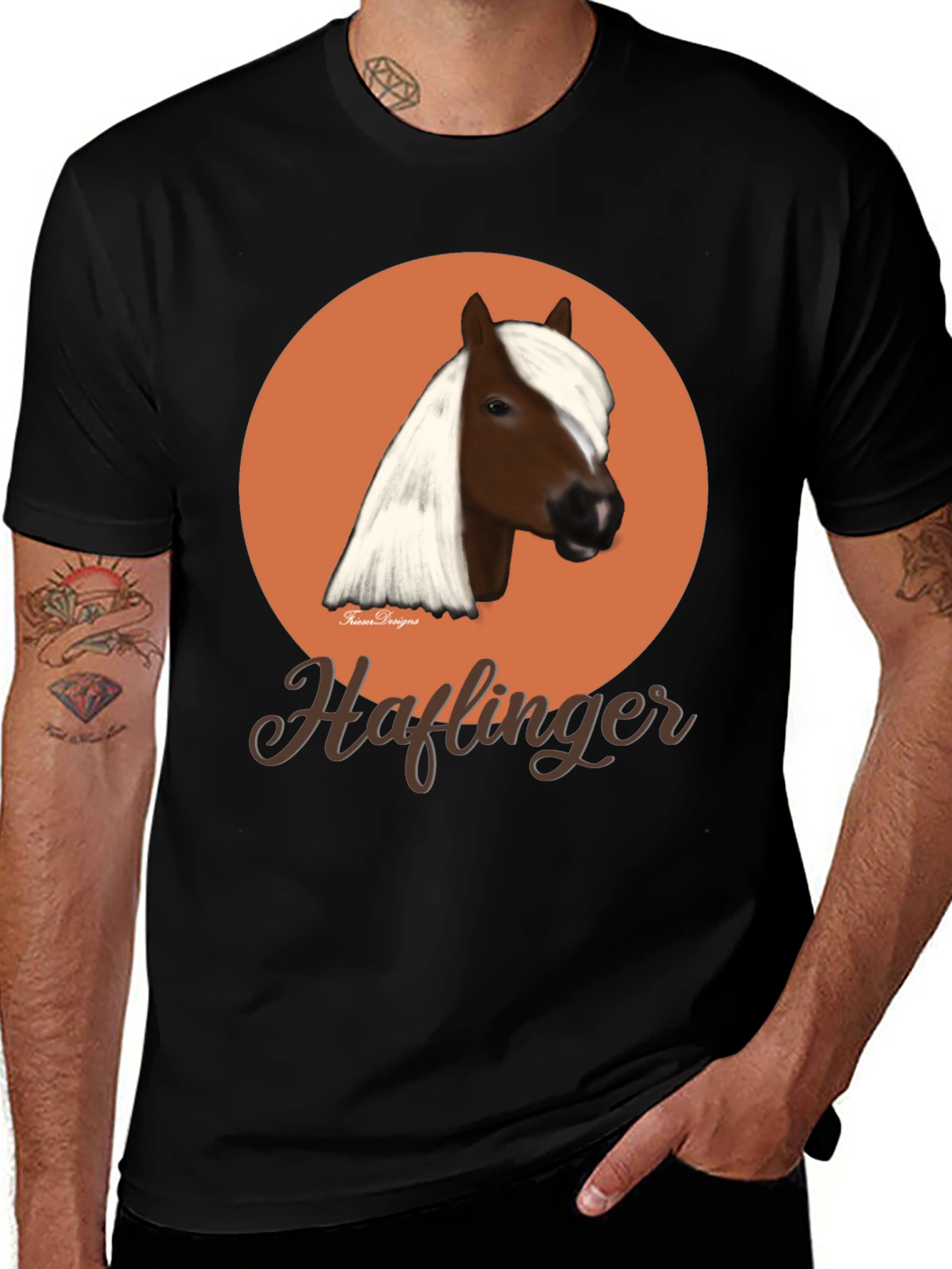 Haflinger Horse Graphic Tee