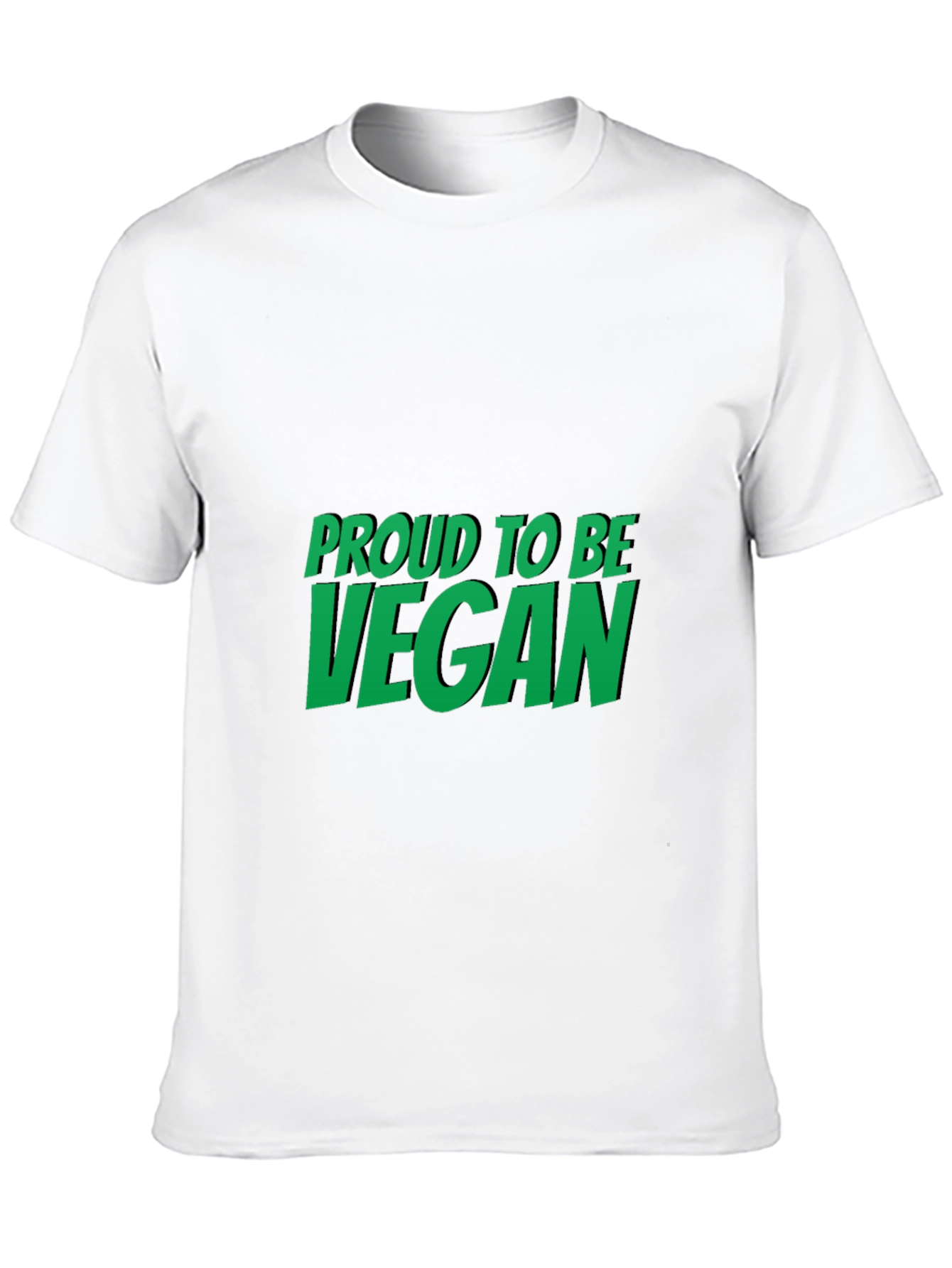 Proud to be Vegan Black T-Shirt