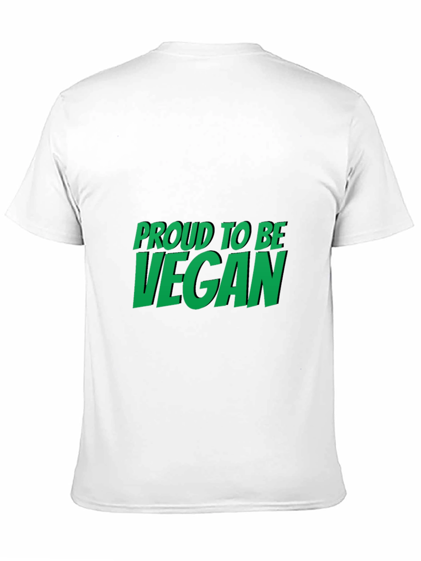 Proud to be Vegan Black T-Shirt