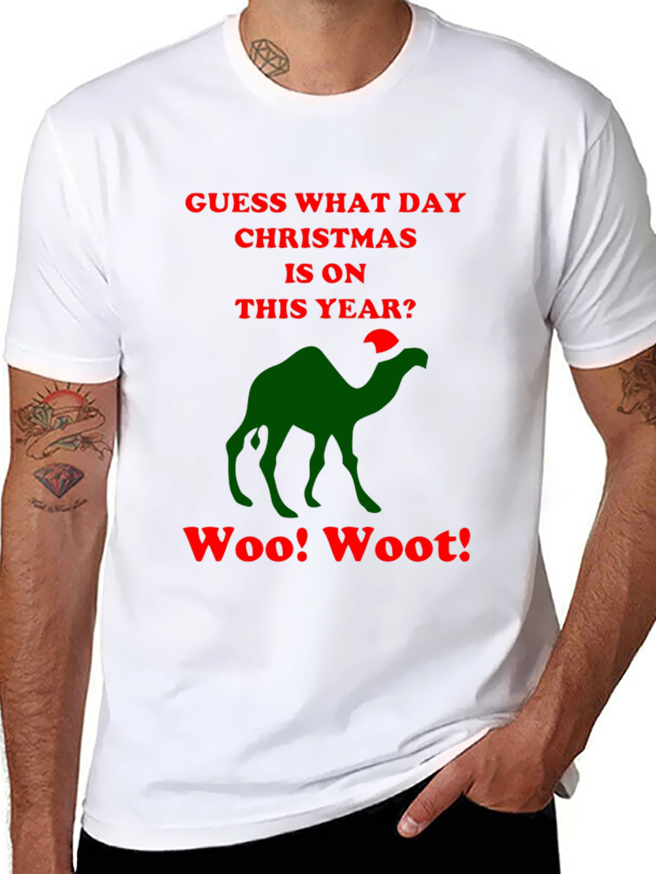 Christmas Camel Humor T-Shirt