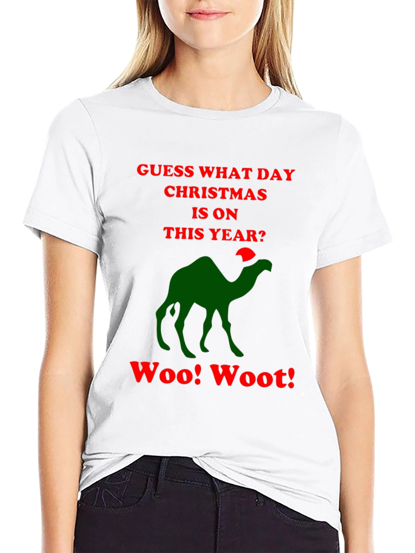 Christmas Camel Humor T-Shirt