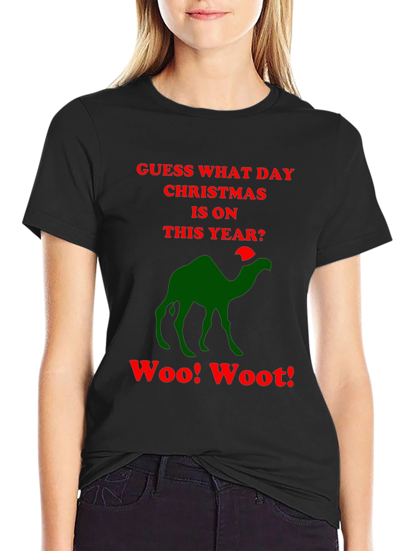 Christmas Camel Humor T-Shirt