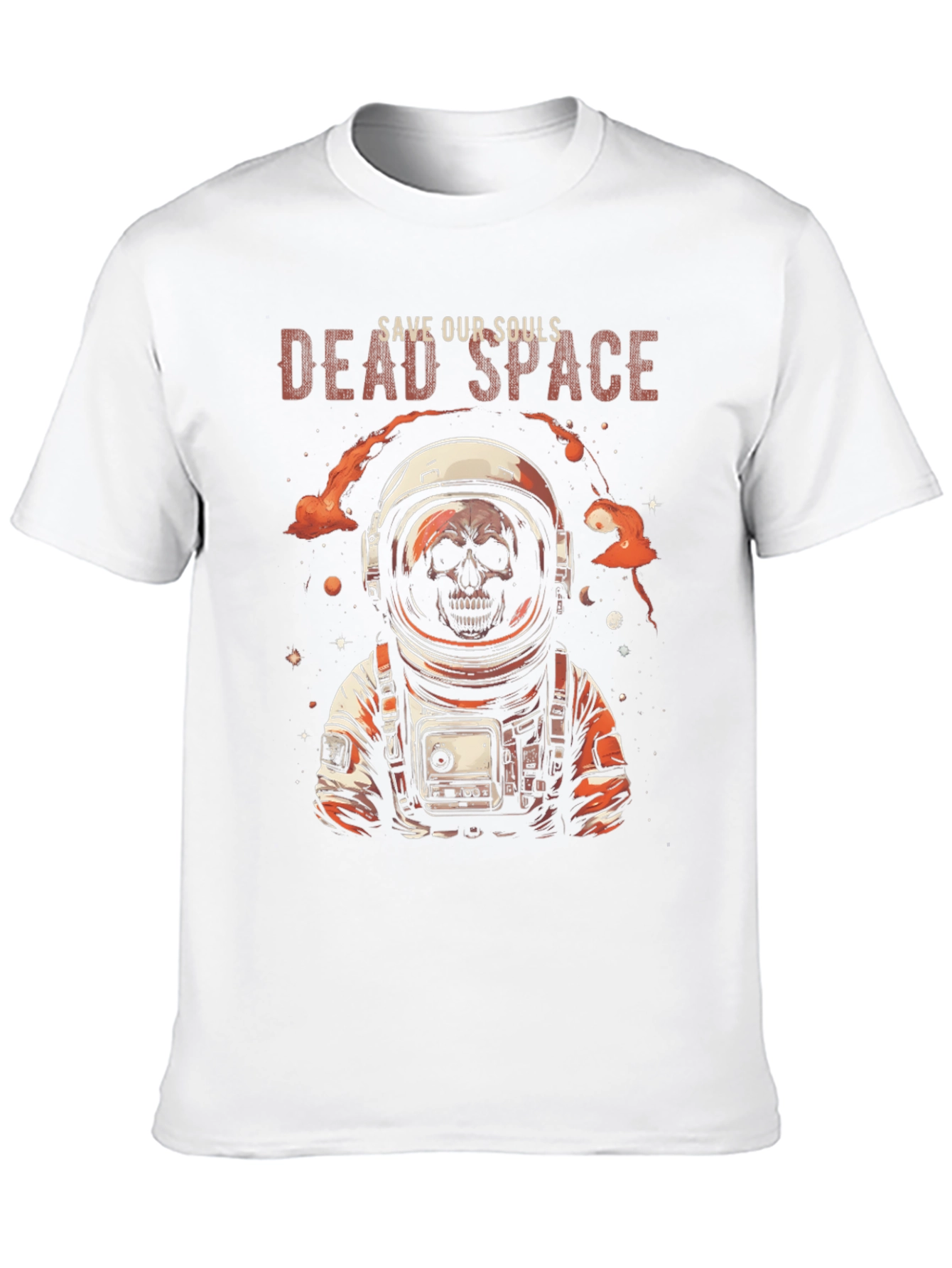 Dead Space Astronaut Skull T-Shirt