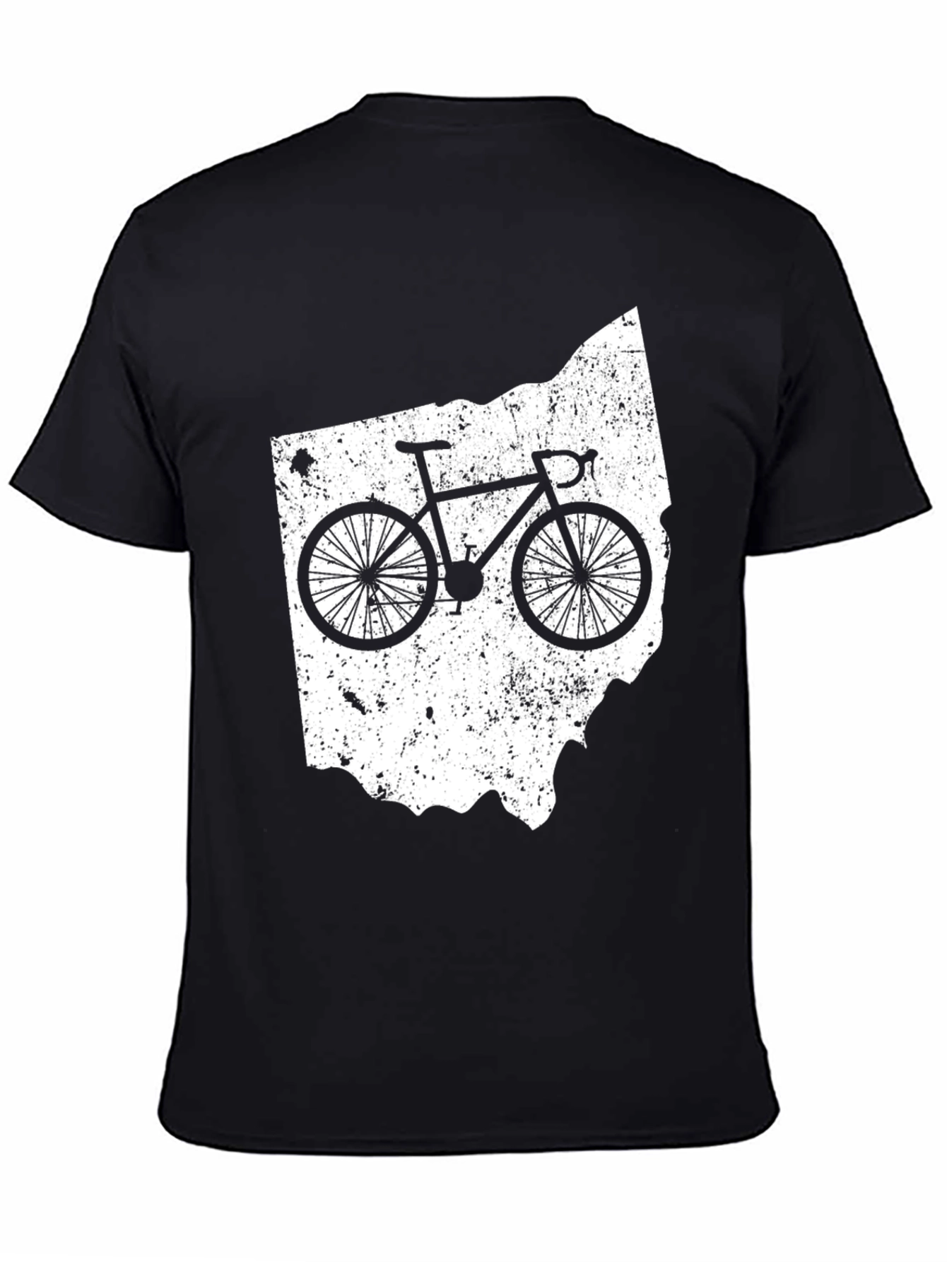 Ohio Bike Graphic Tee - State Pride Cycling Shirt