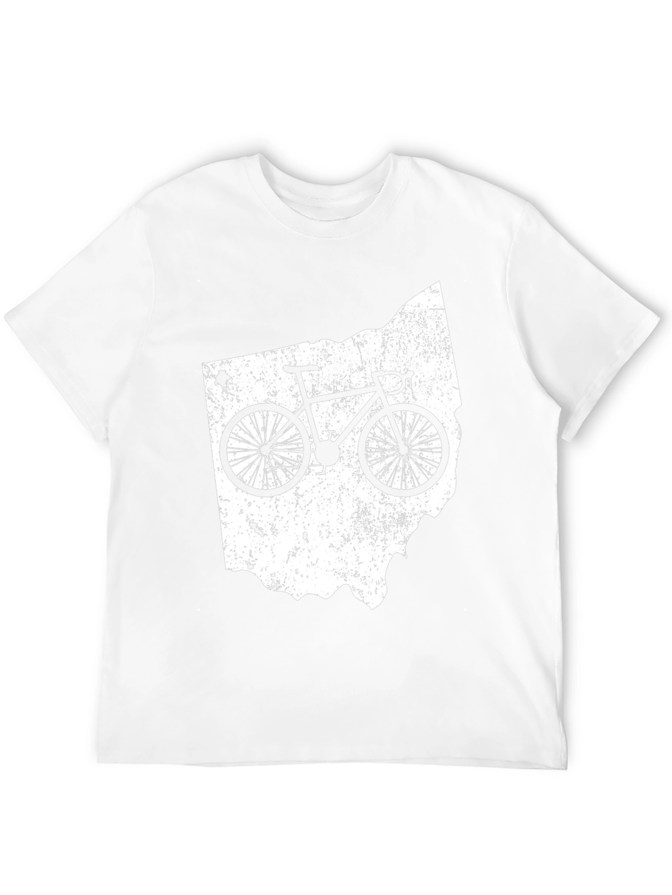Ohio Bike Graphic Tee - State Pride Cycling Shirt