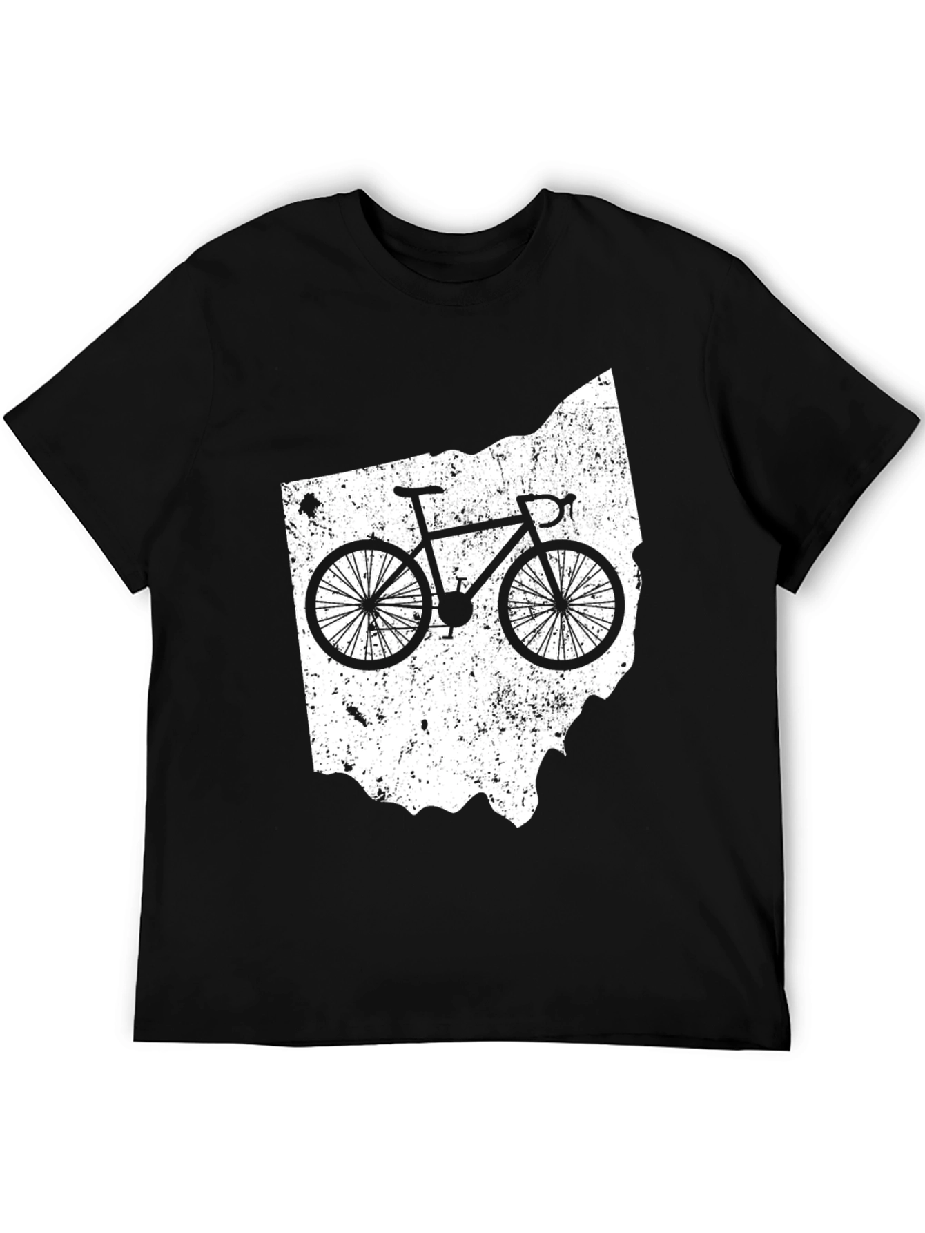 Ohio Bike Graphic Tee - State Pride Cycling Shirt