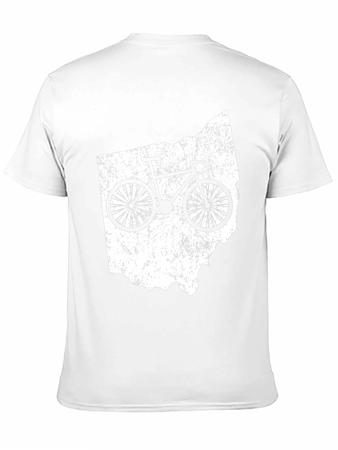 Ohio Bike Graphic Tee - State Pride Cycling Shirt