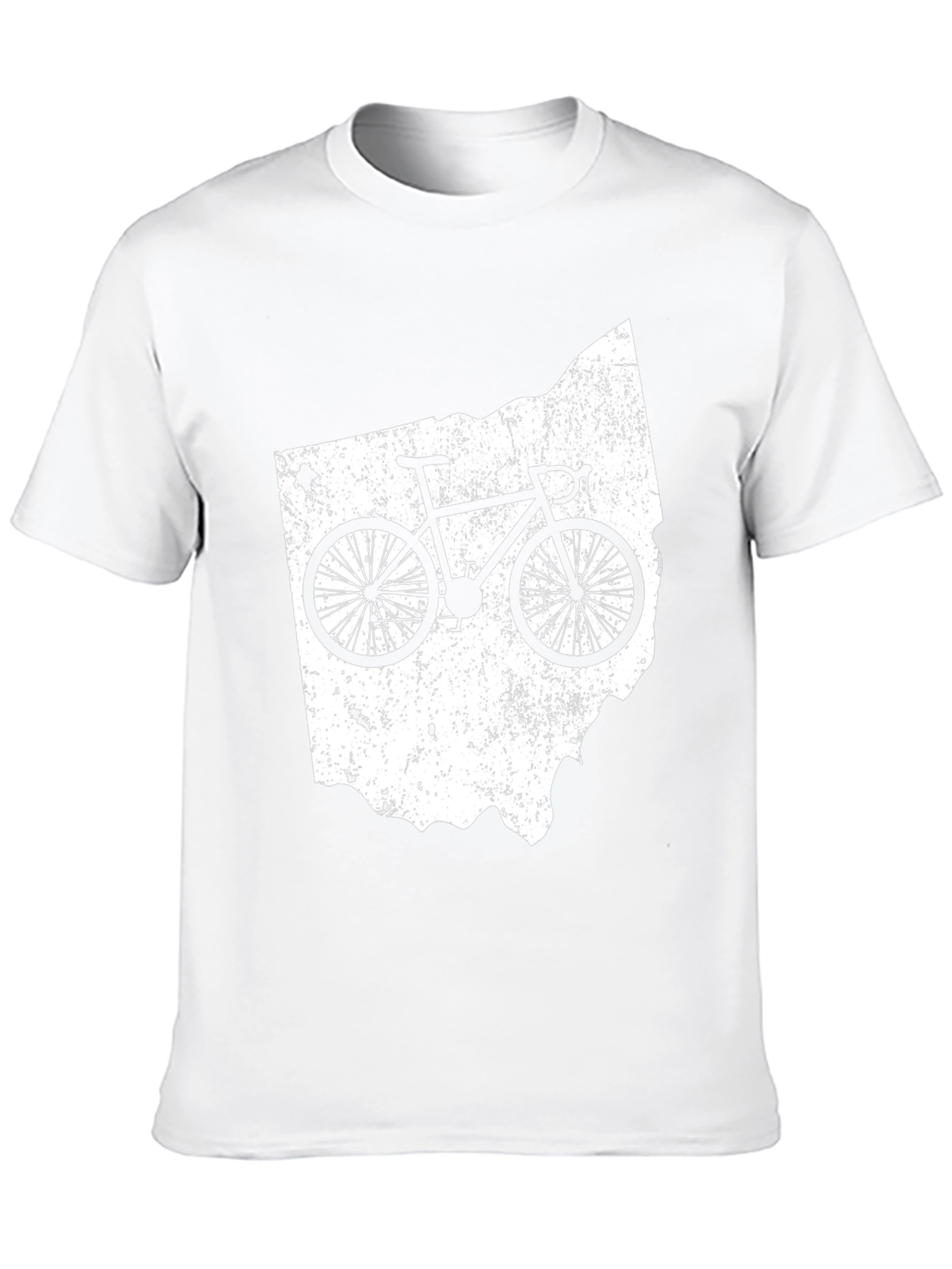 Ohio Bike Graphic Tee - State Pride Cycling Shirt