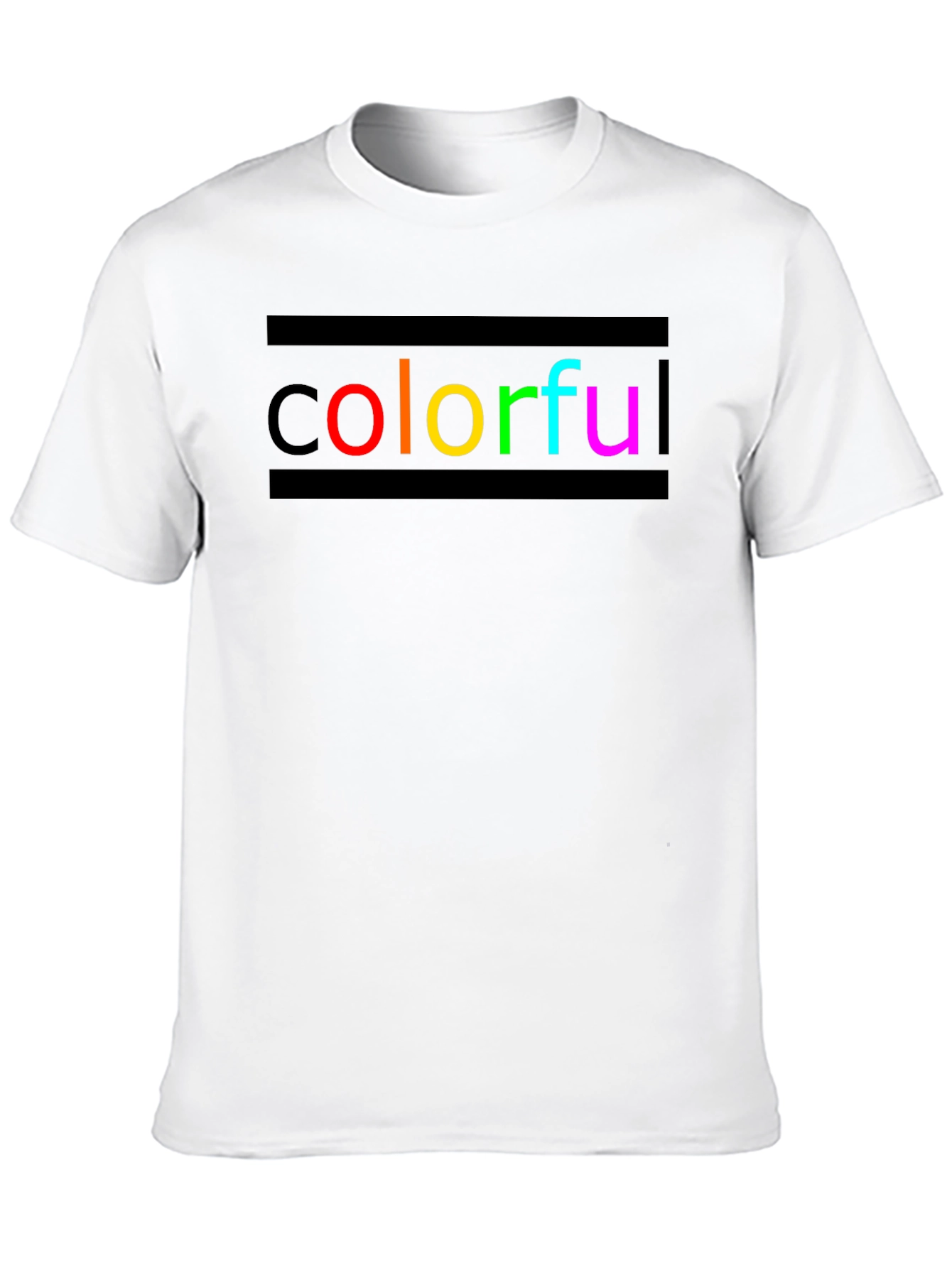 Colorful Graphic Print T-Shirt