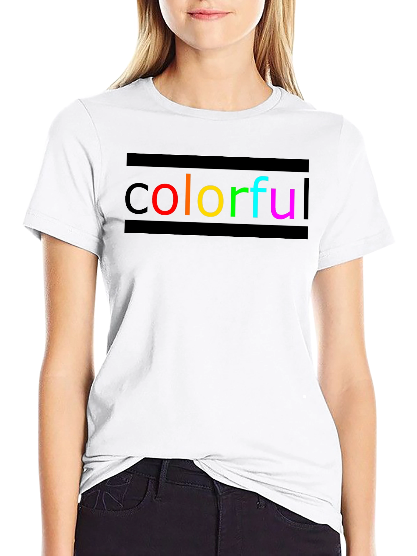 Colorful Graphic Print T-Shirt