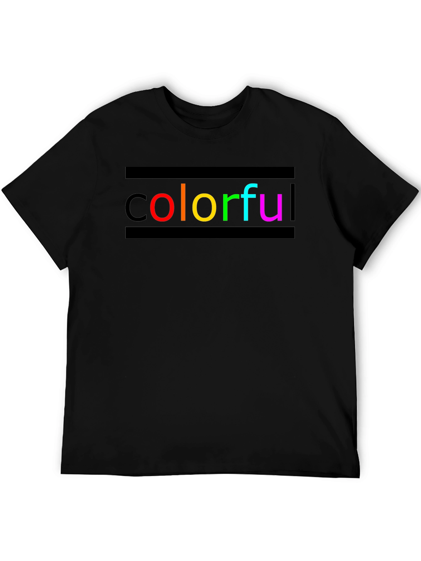 Colorful Graphic Print T-Shirt