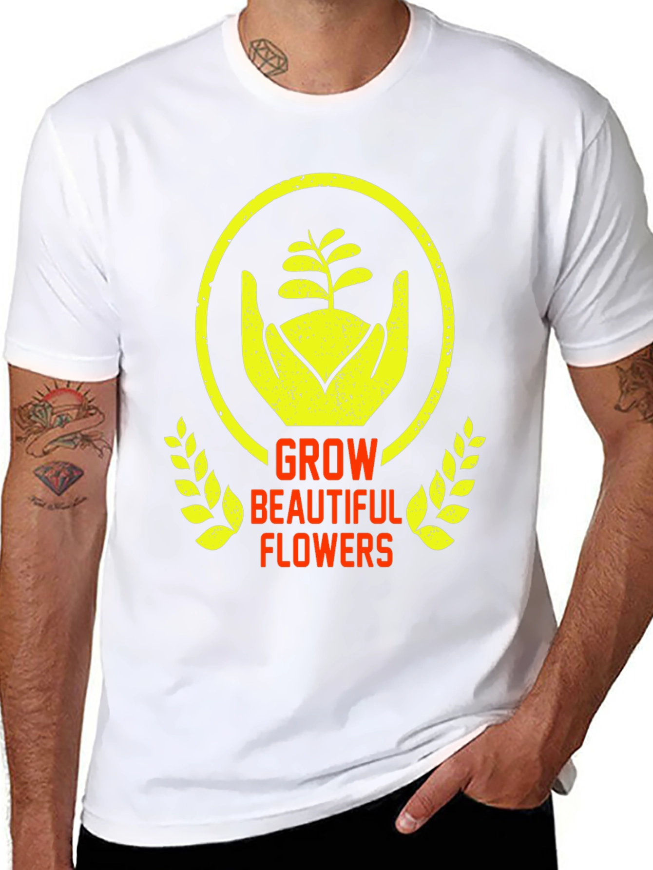 Grow Beautiful Flowers Graphic T-Shirt