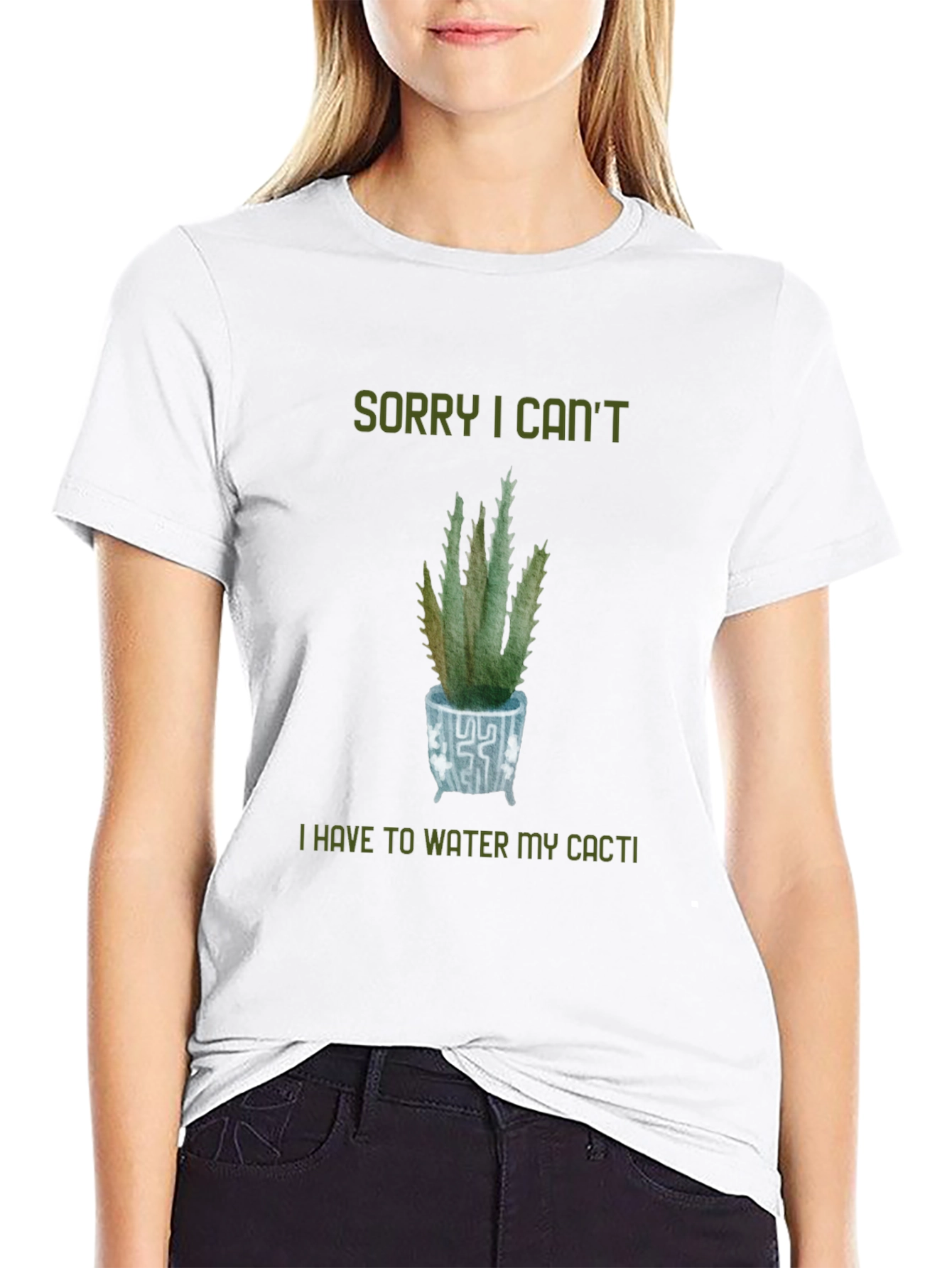 Sorry Cant Water My Cacti T-Shirt