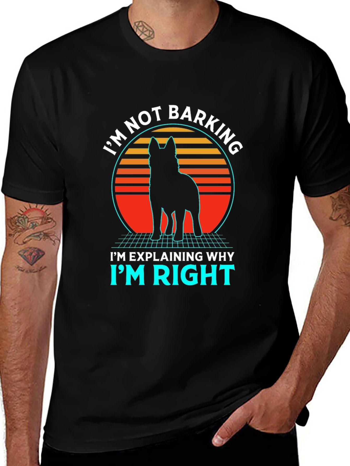 Im Not Barking Dog Graphic Tee