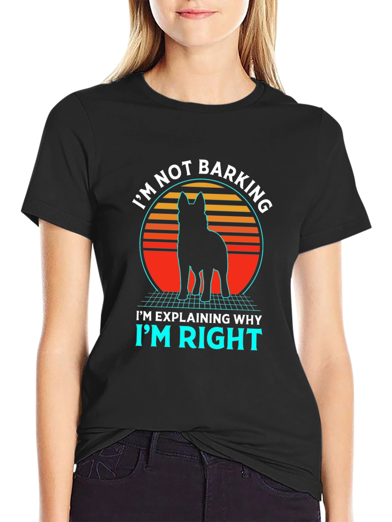 Im Not Barking Dog Graphic Tee