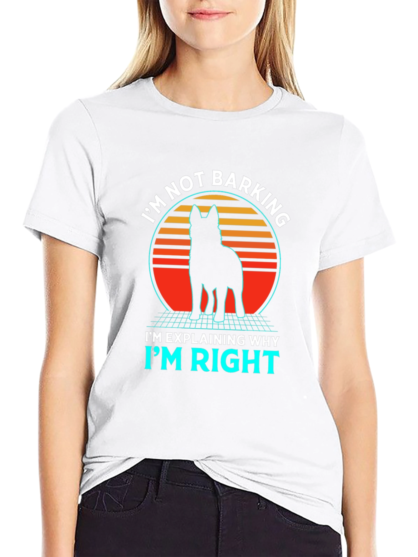 Im Not Barking Dog Graphic Tee