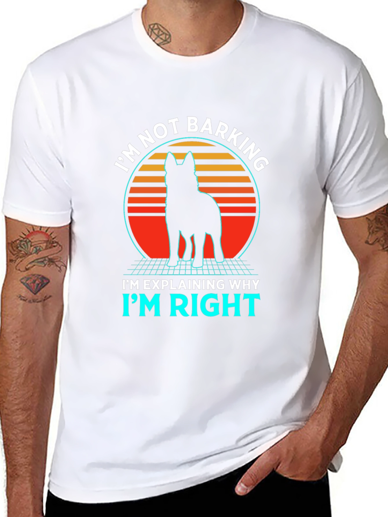 Im Not Barking Dog Graphic Tee