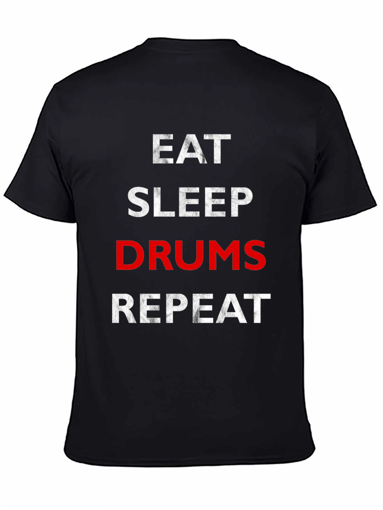 Eat Sleep Drums Repeat Graphic T-Shirt