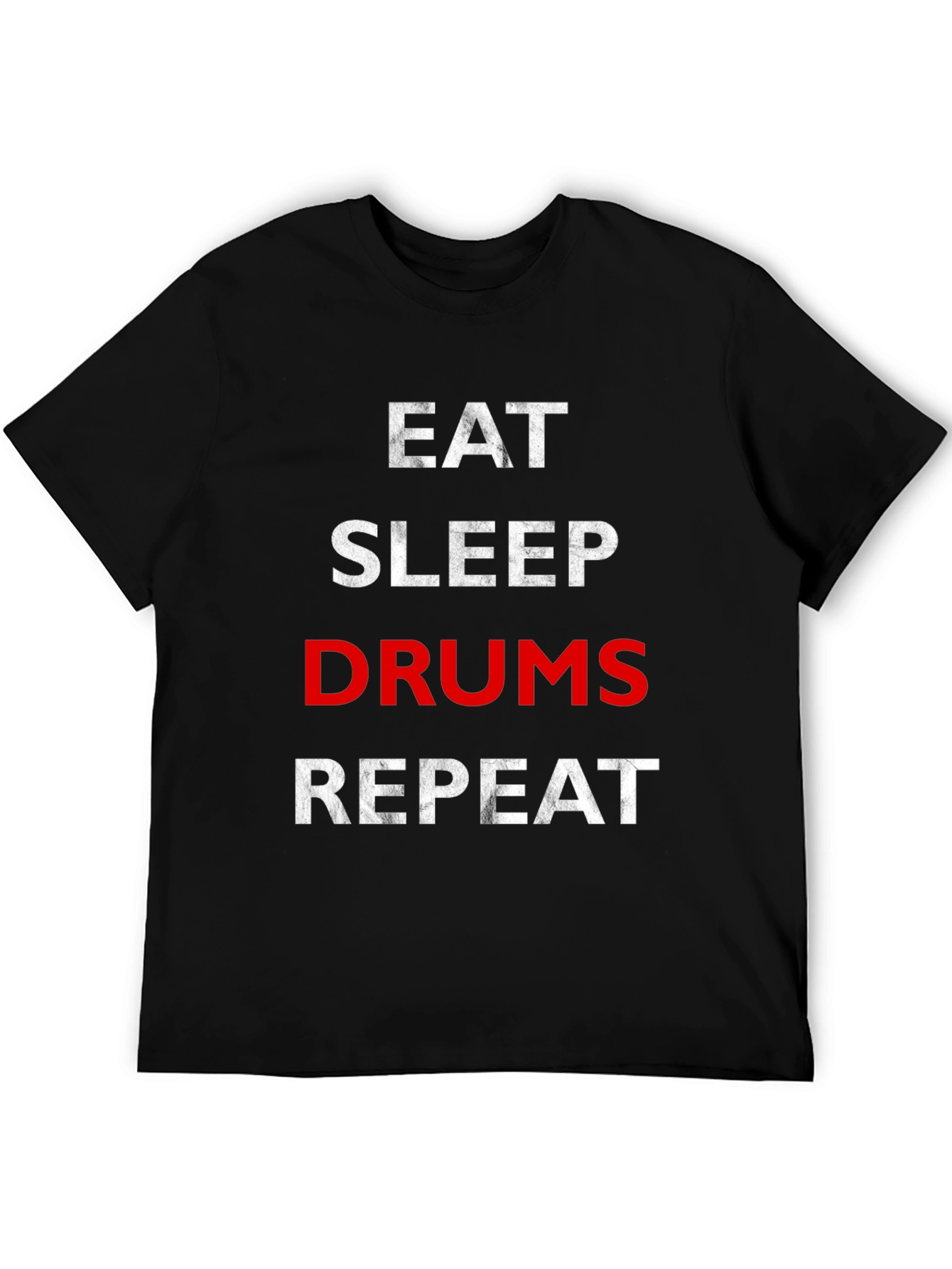 Eat Sleep Drums Repeat Graphic T-Shirt