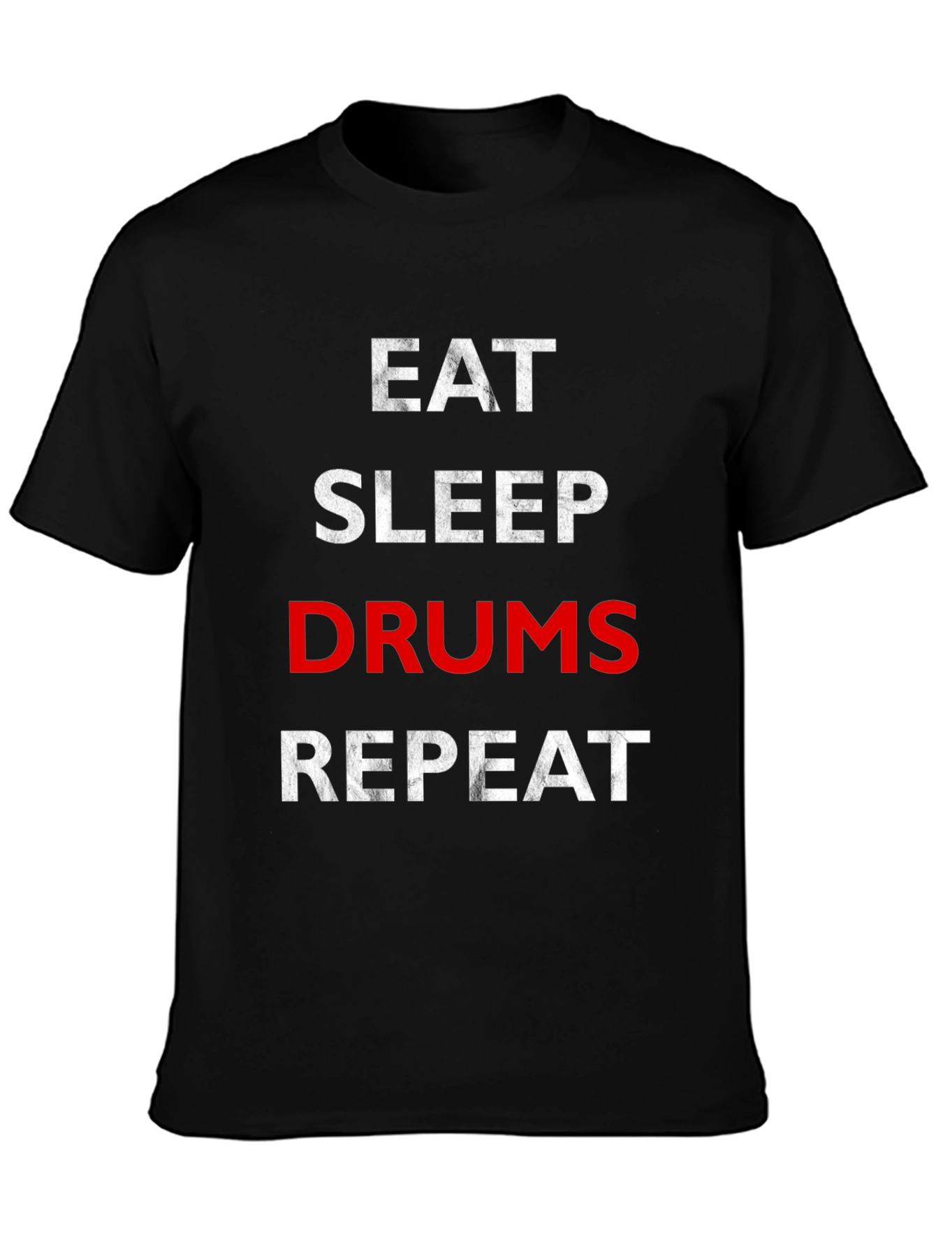 Eat Sleep Drums Repeat Graphic T-Shirt