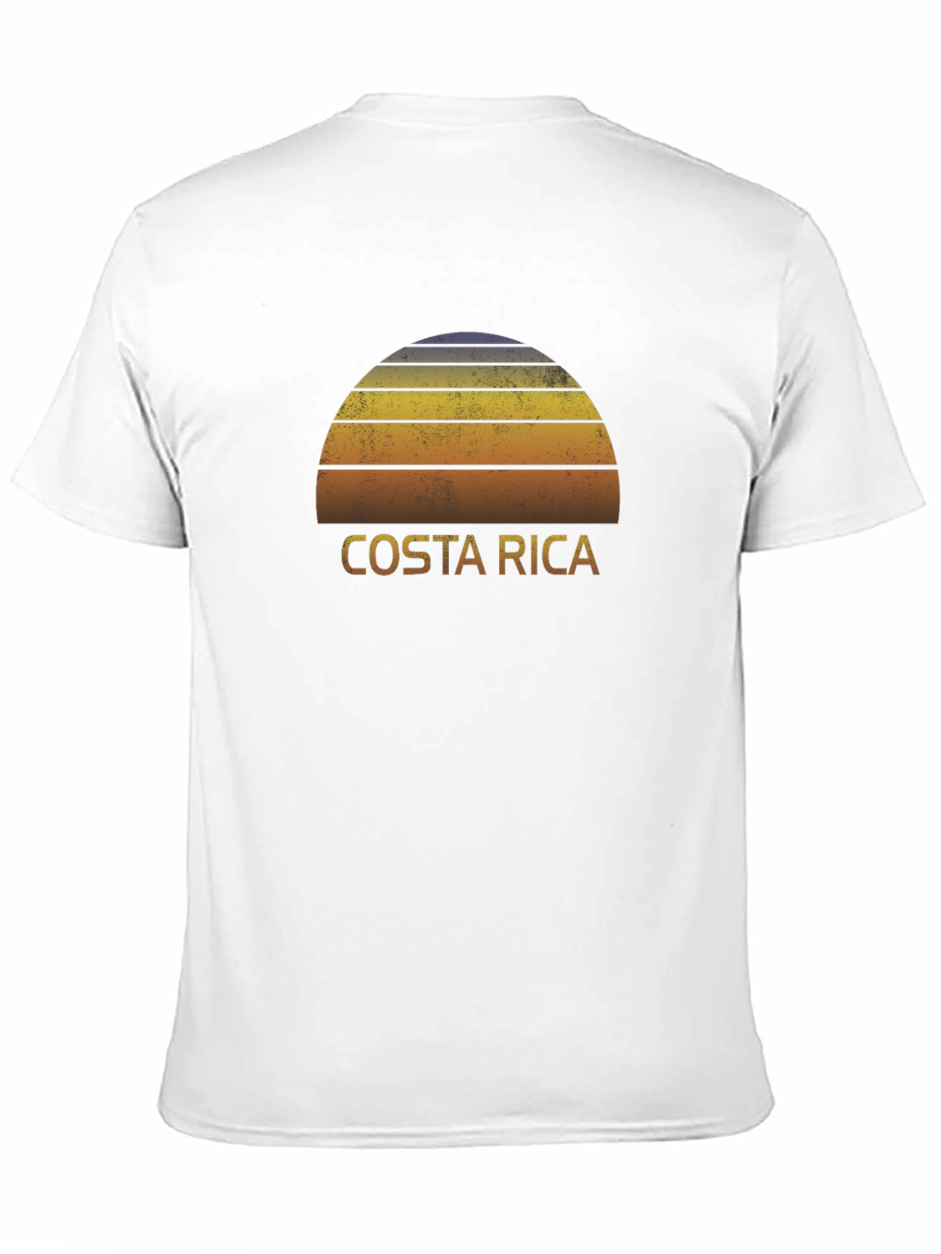 Costa Rica Sunset Graphic Tee - Retro Travel Shirt