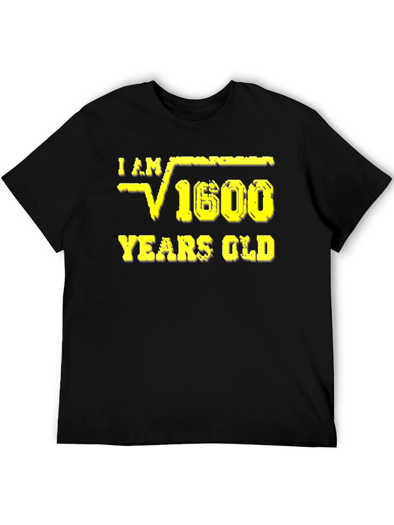 Funny Math Square Root 40 Years Old T-Shirt