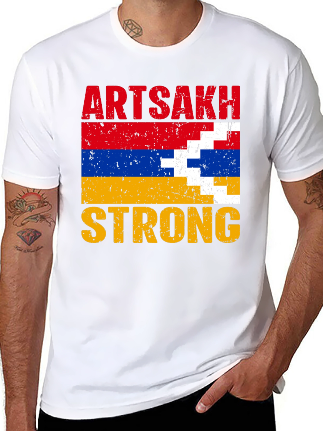 Artsakh Strong T-Shirt Patriotic Pride Tee