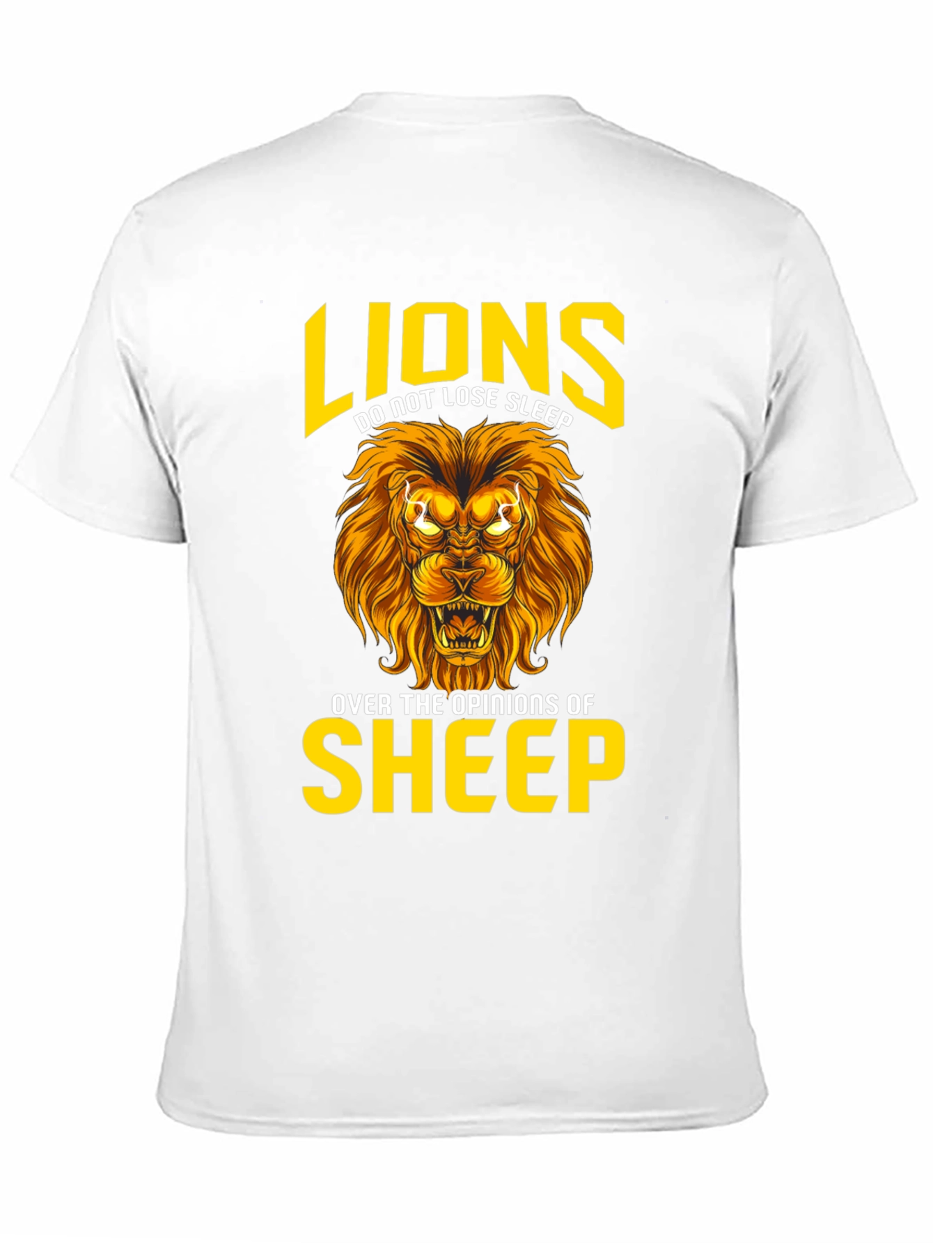 Lion T-Shirt: Lions Dont Lose Sleep Graphic Tee