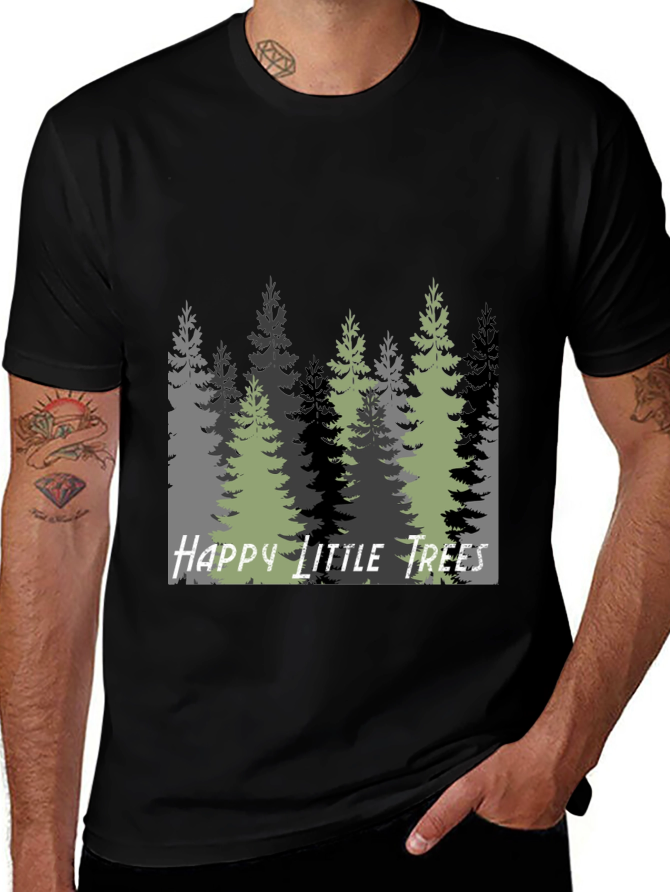Happy Little Trees Graphic Tee