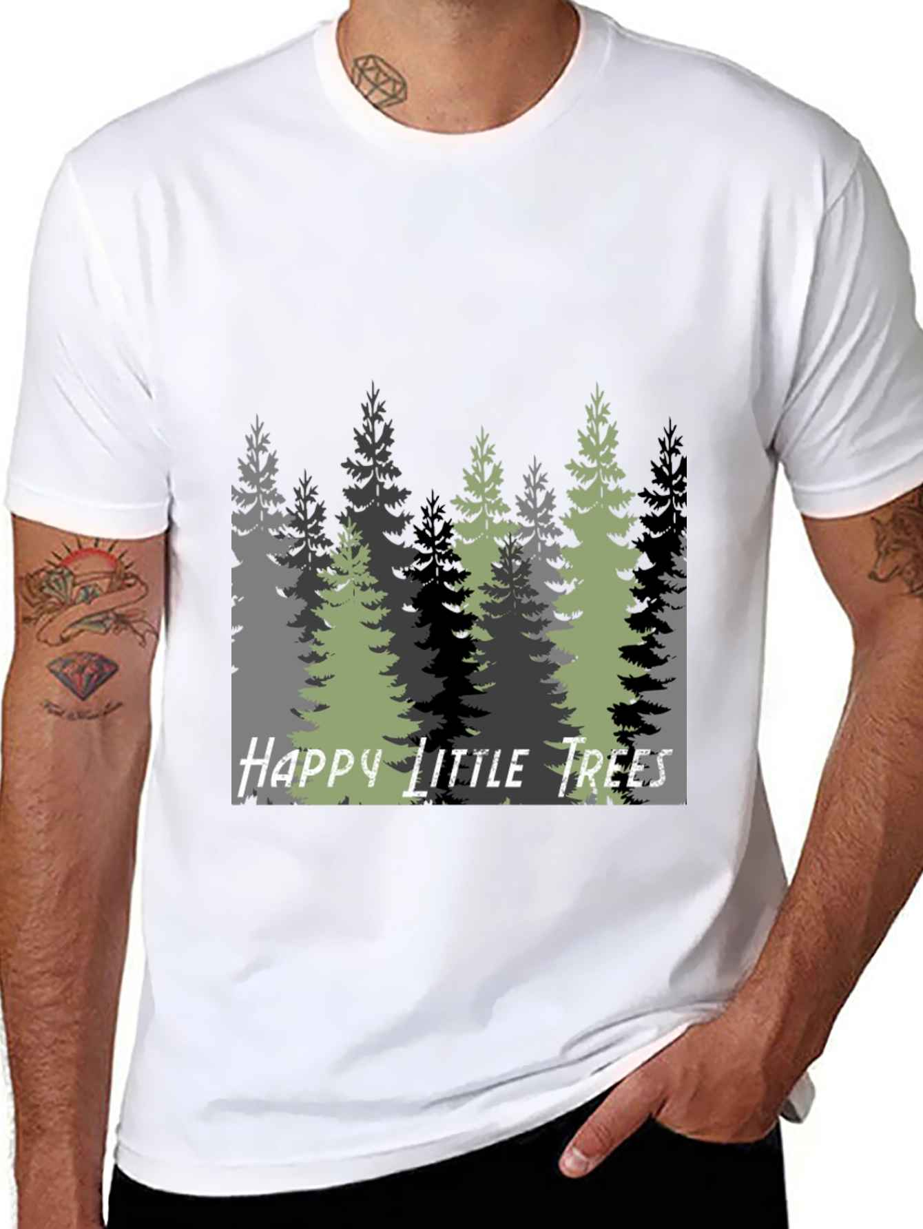 Happy Little Trees Graphic Tee