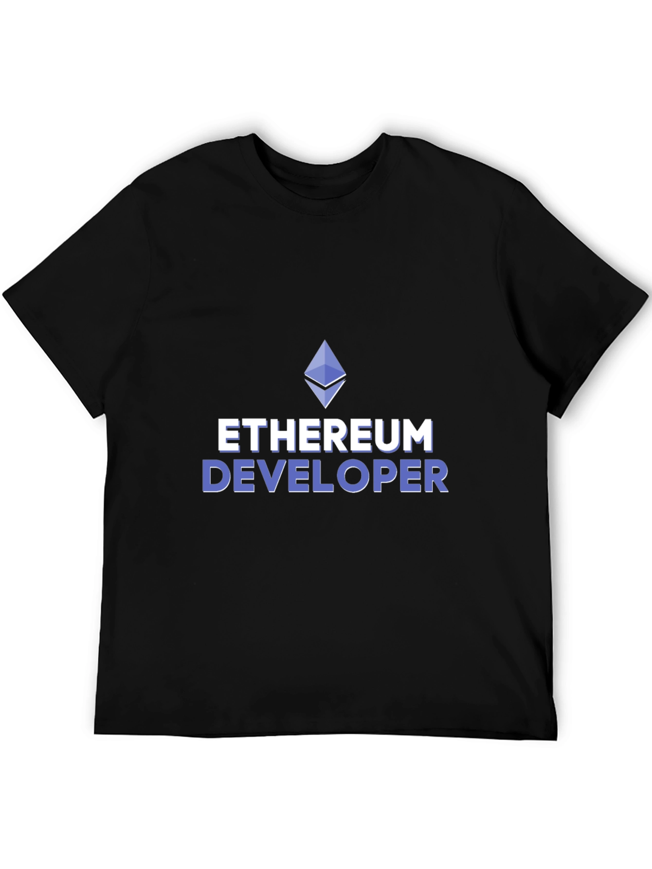 Ethereum Developer Black T-Shirt | Crypto Fan Tee