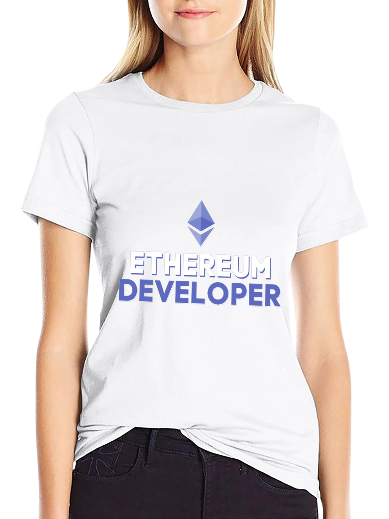Ethereum Developer Black T-Shirt | Crypto Fan Tee