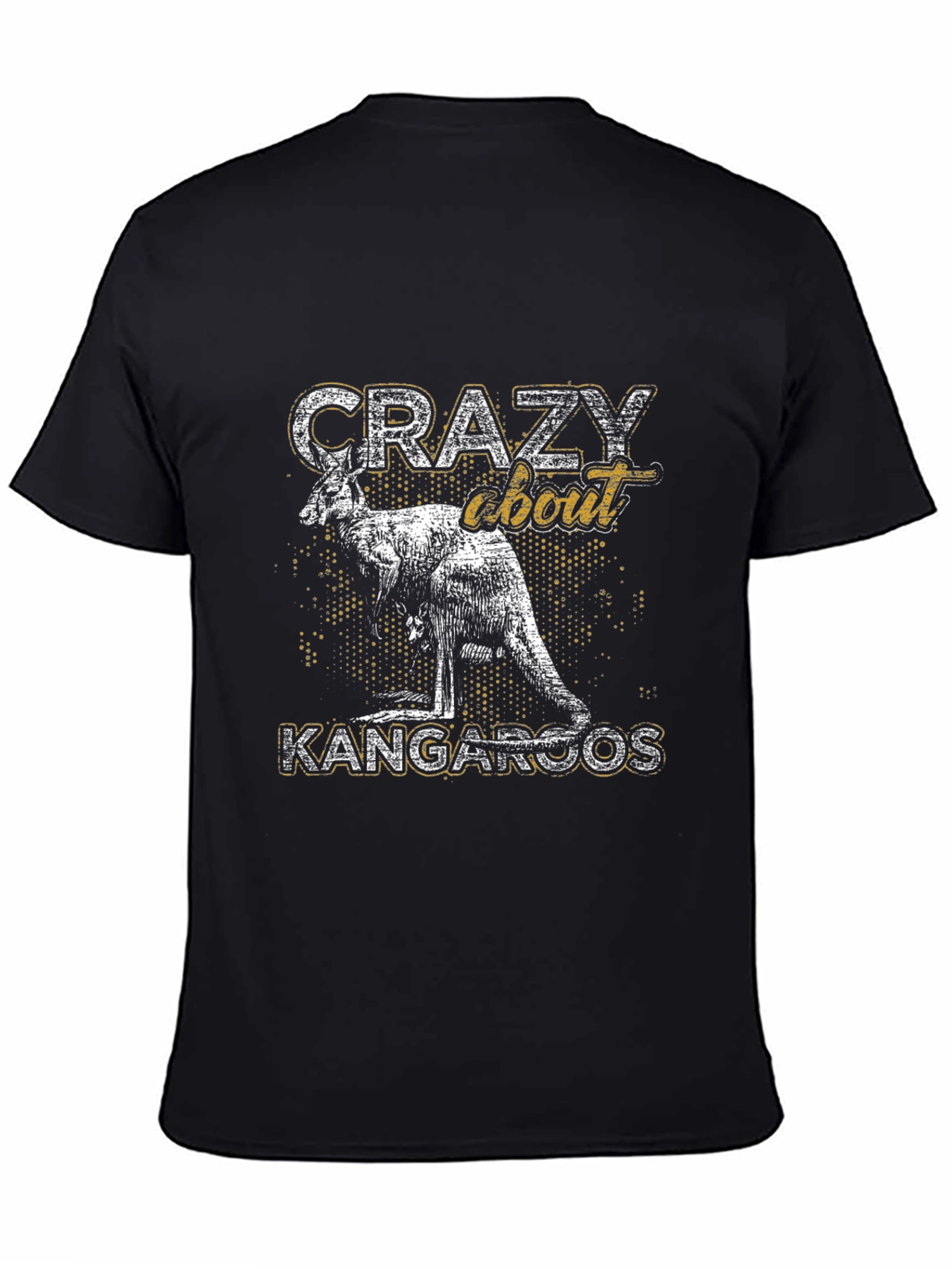 Crazy About Kangaroos Graphic T-Shirt