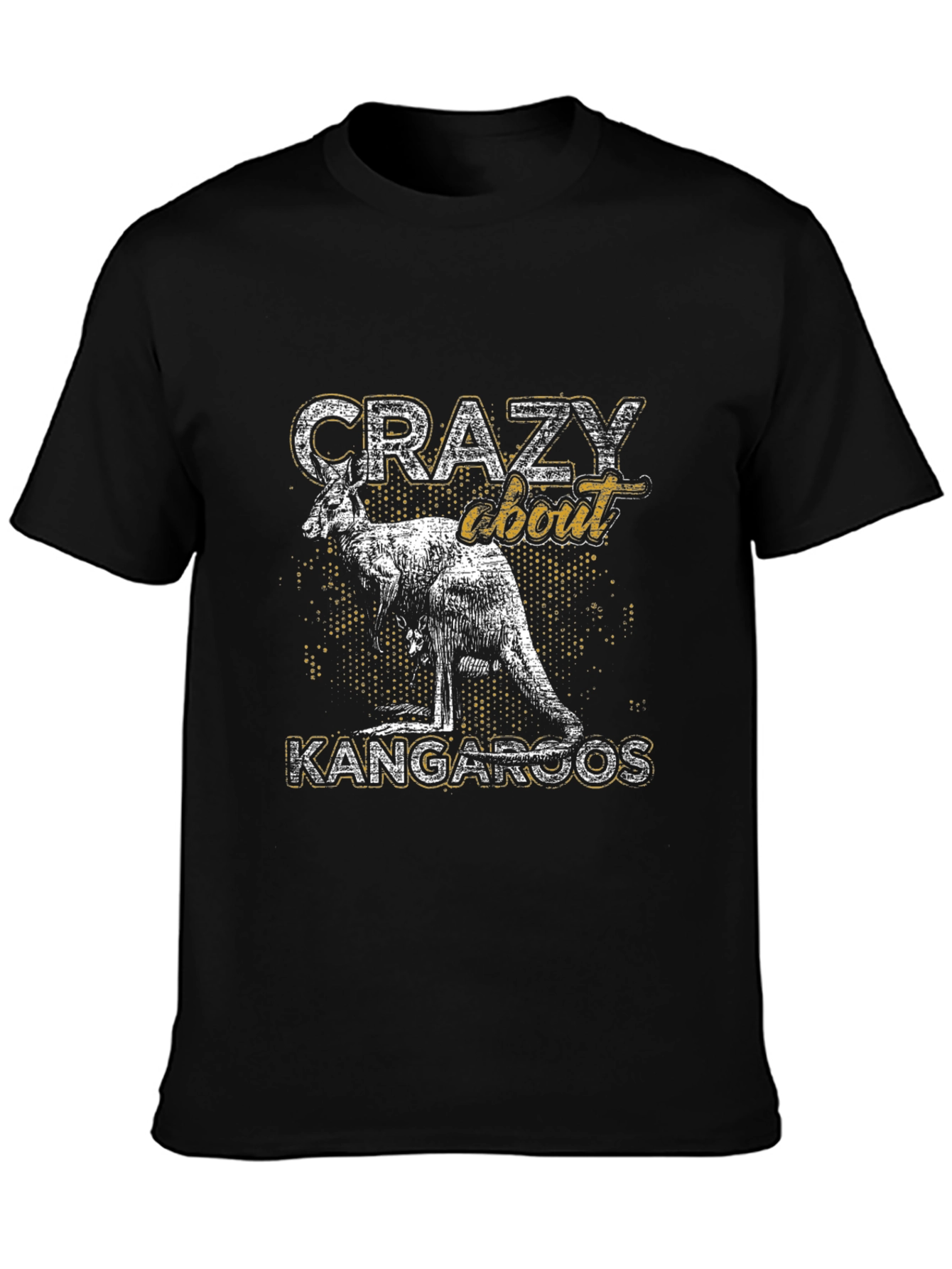 Crazy About Kangaroos Graphic T-Shirt