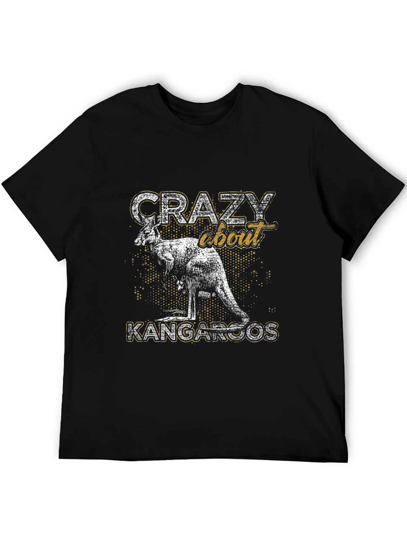 Crazy About Kangaroos Graphic T-Shirt