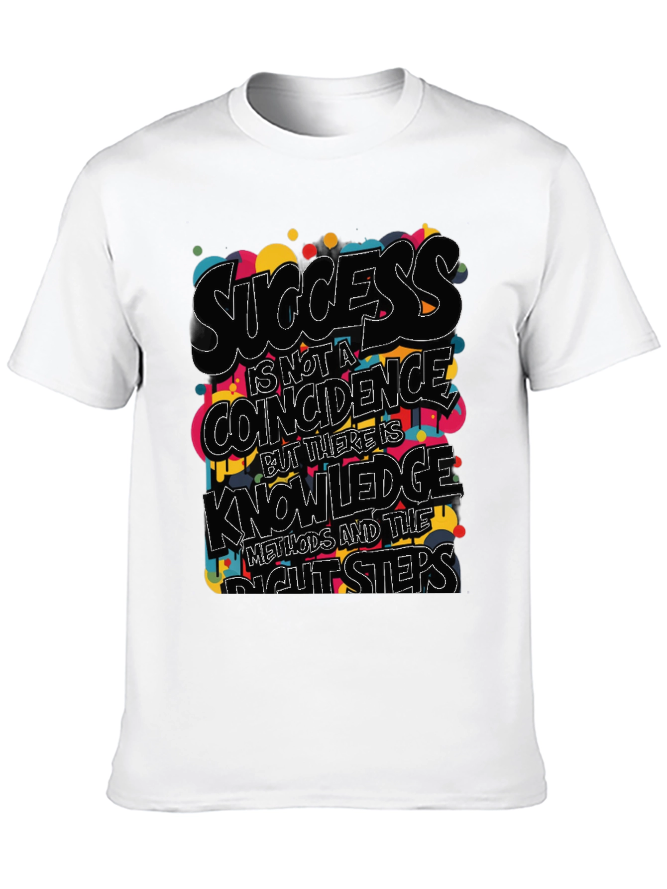 Success Knowledge Graphic Black T-Shirt