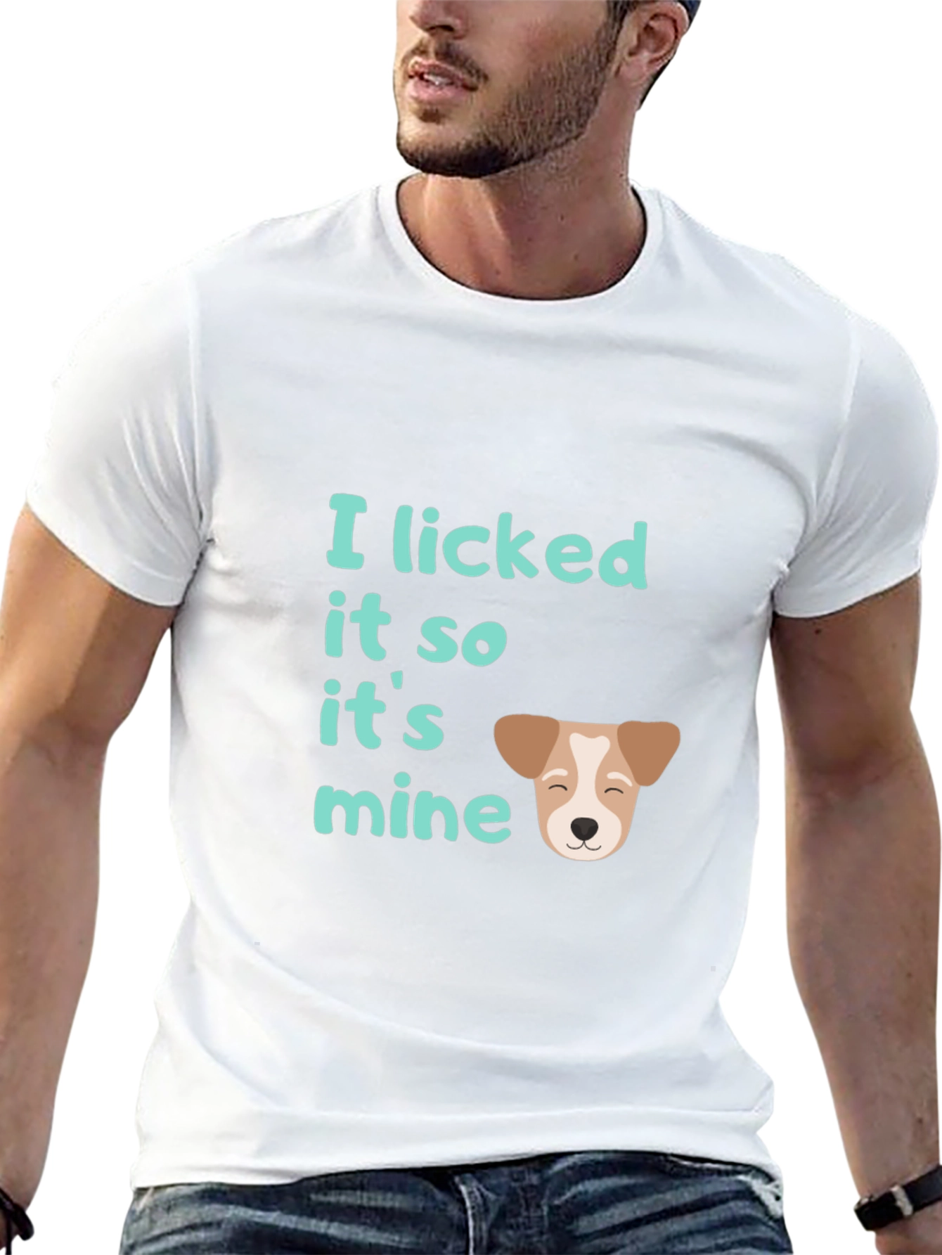 I Licked It So It’s Mine T-Shirt – Funny Dog Lover Graphic Tee Gift