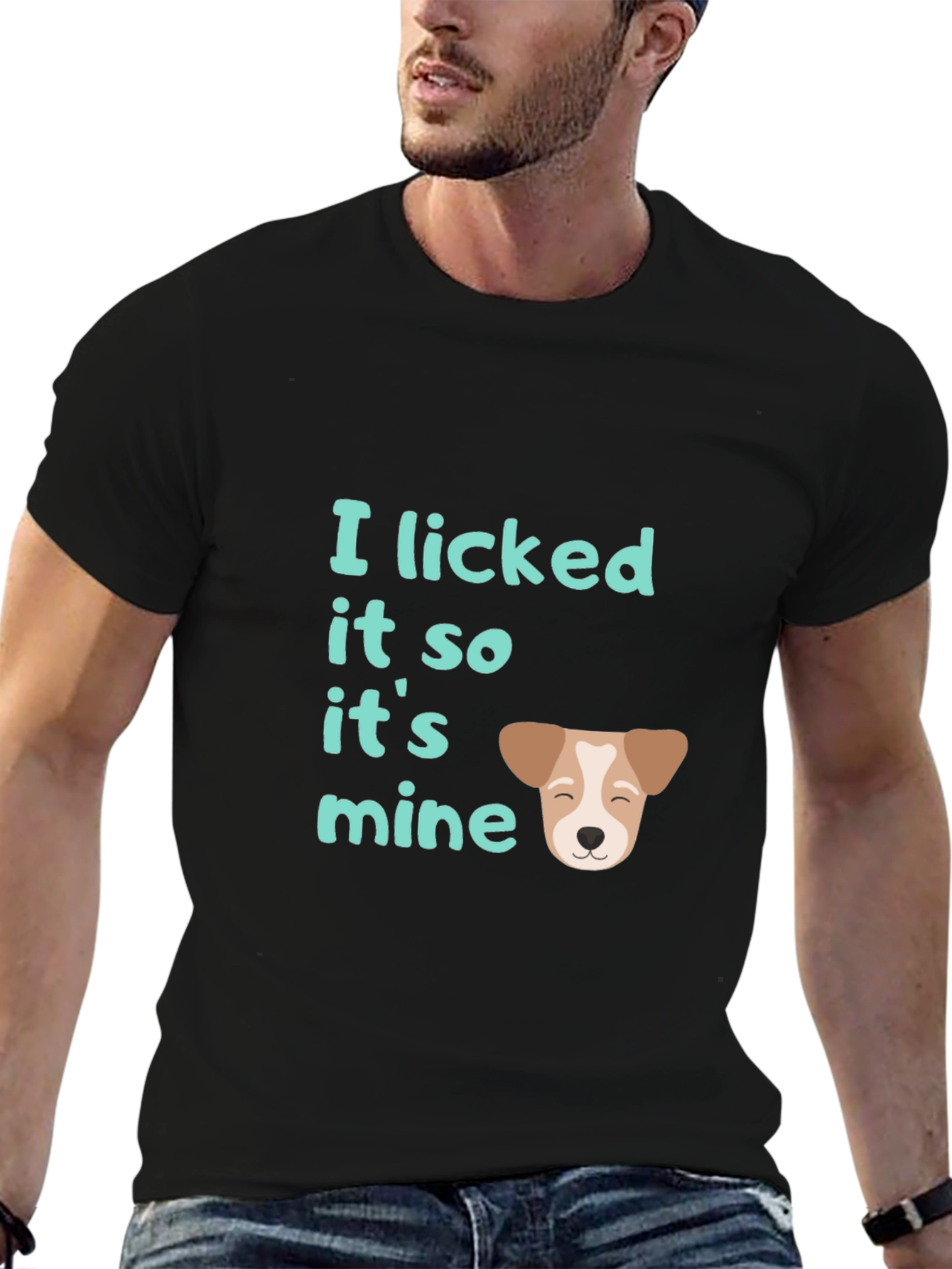 I Licked It So It’s Mine T-Shirt – Funny Dog Lover Graphic Tee Gift