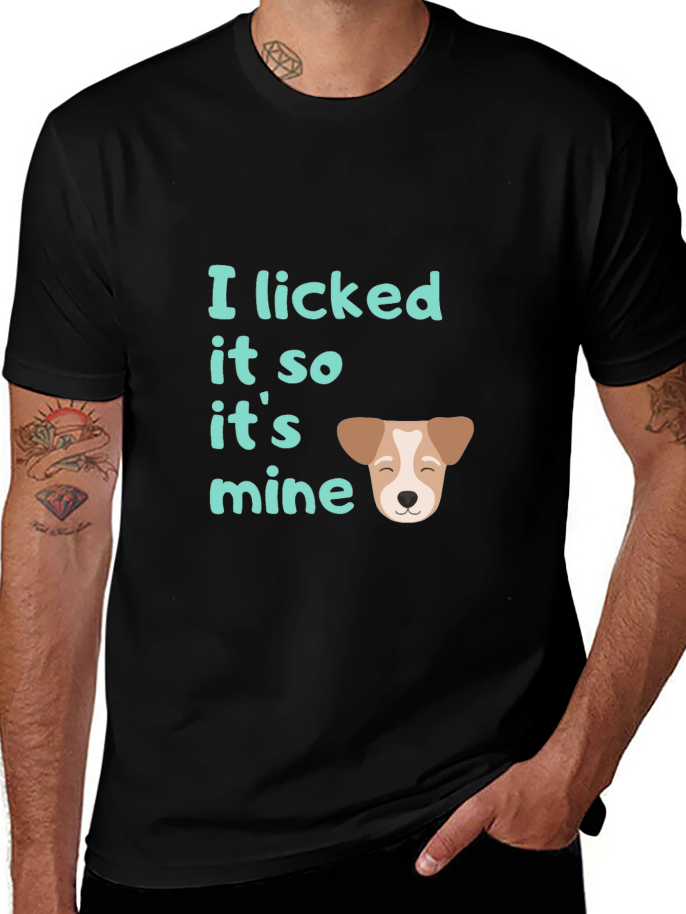 I Licked It So It’s Mine T-Shirt – Funny Dog Lover Graphic Tee Gift