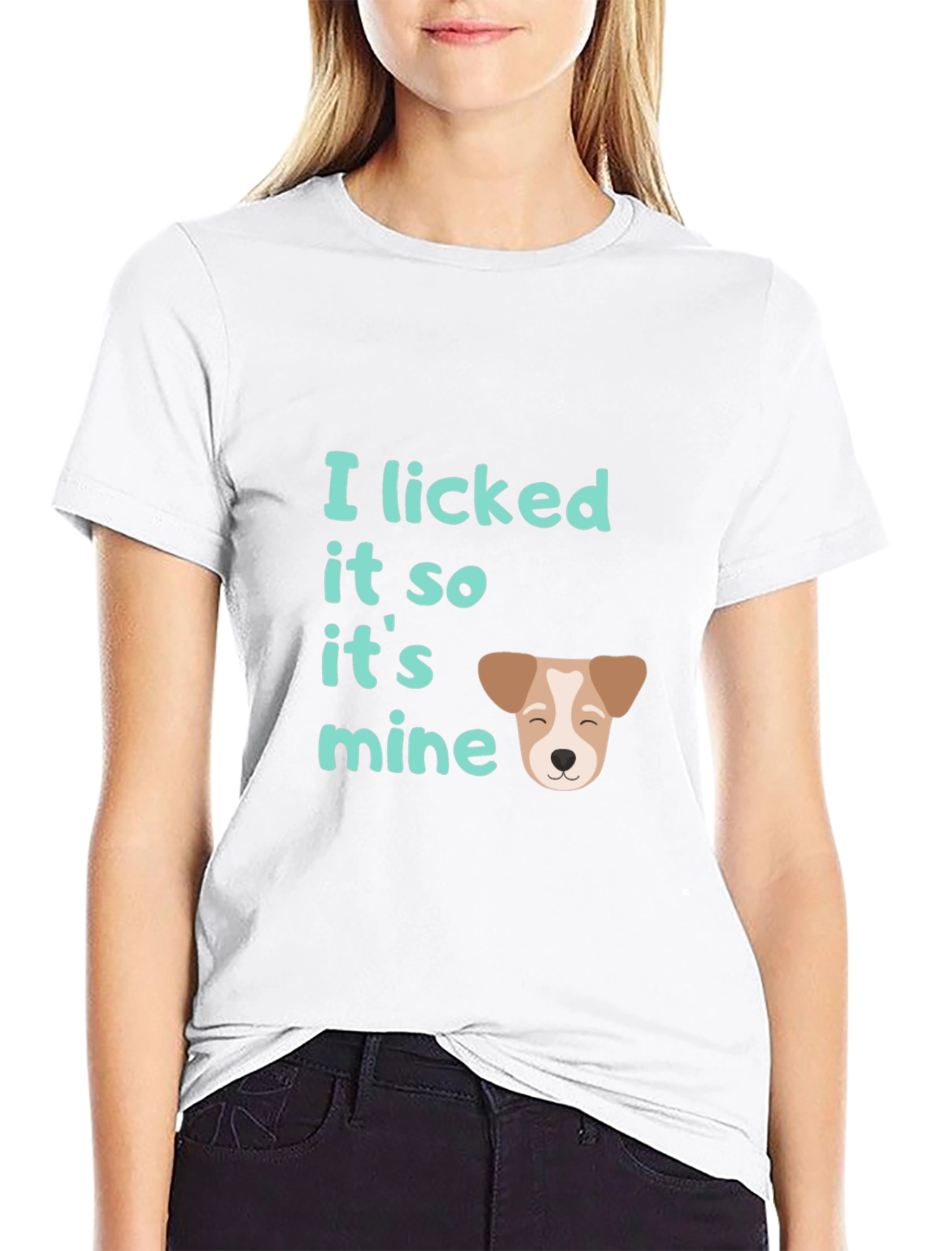 I Licked It So It’s Mine T-Shirt – Funny Dog Lover Graphic Tee Gift