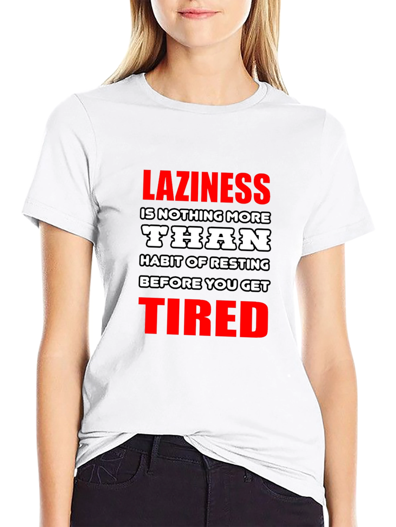 Laziness Funny Graphic T-Shirt