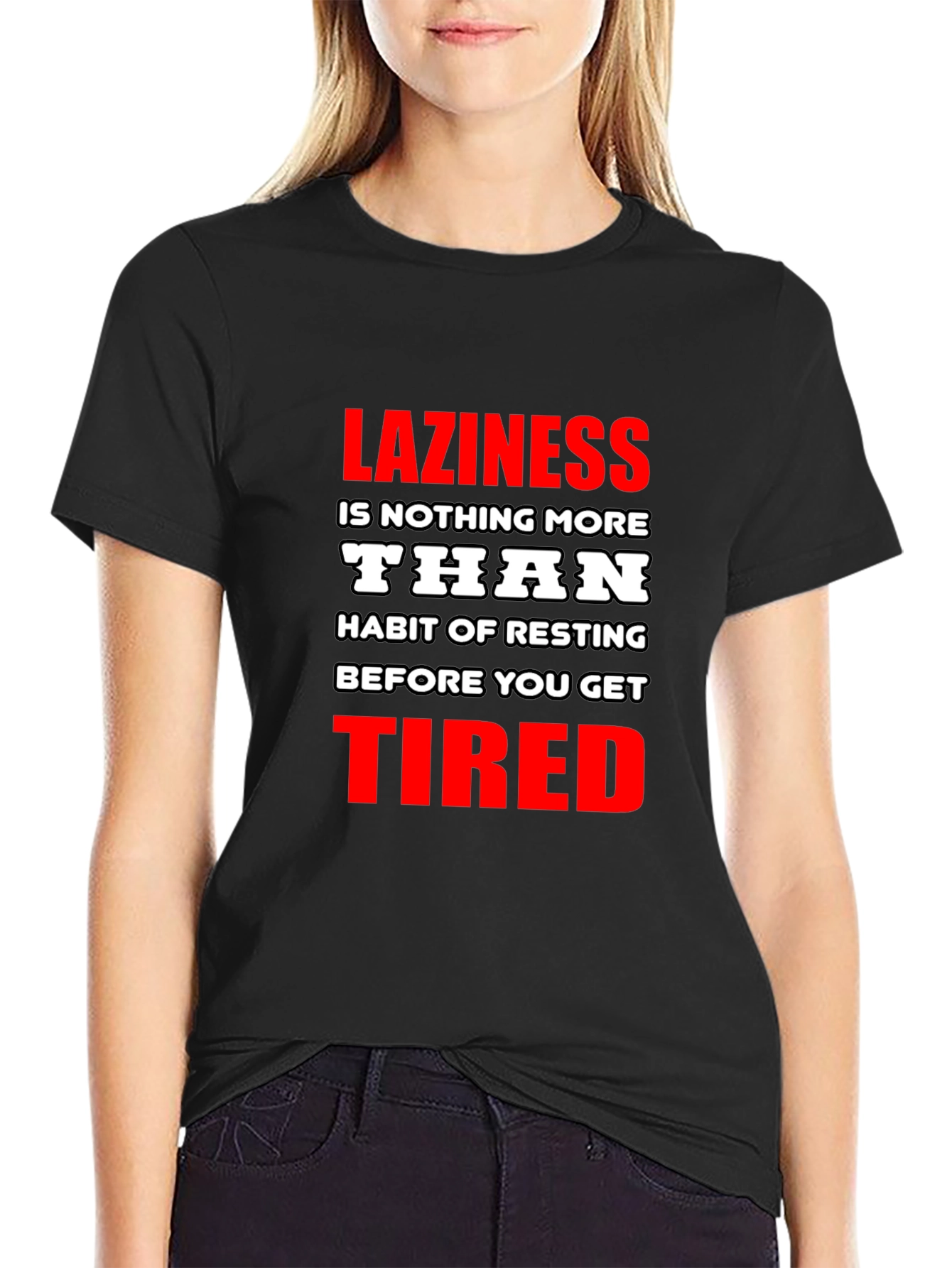 Laziness Funny Graphic T-Shirt