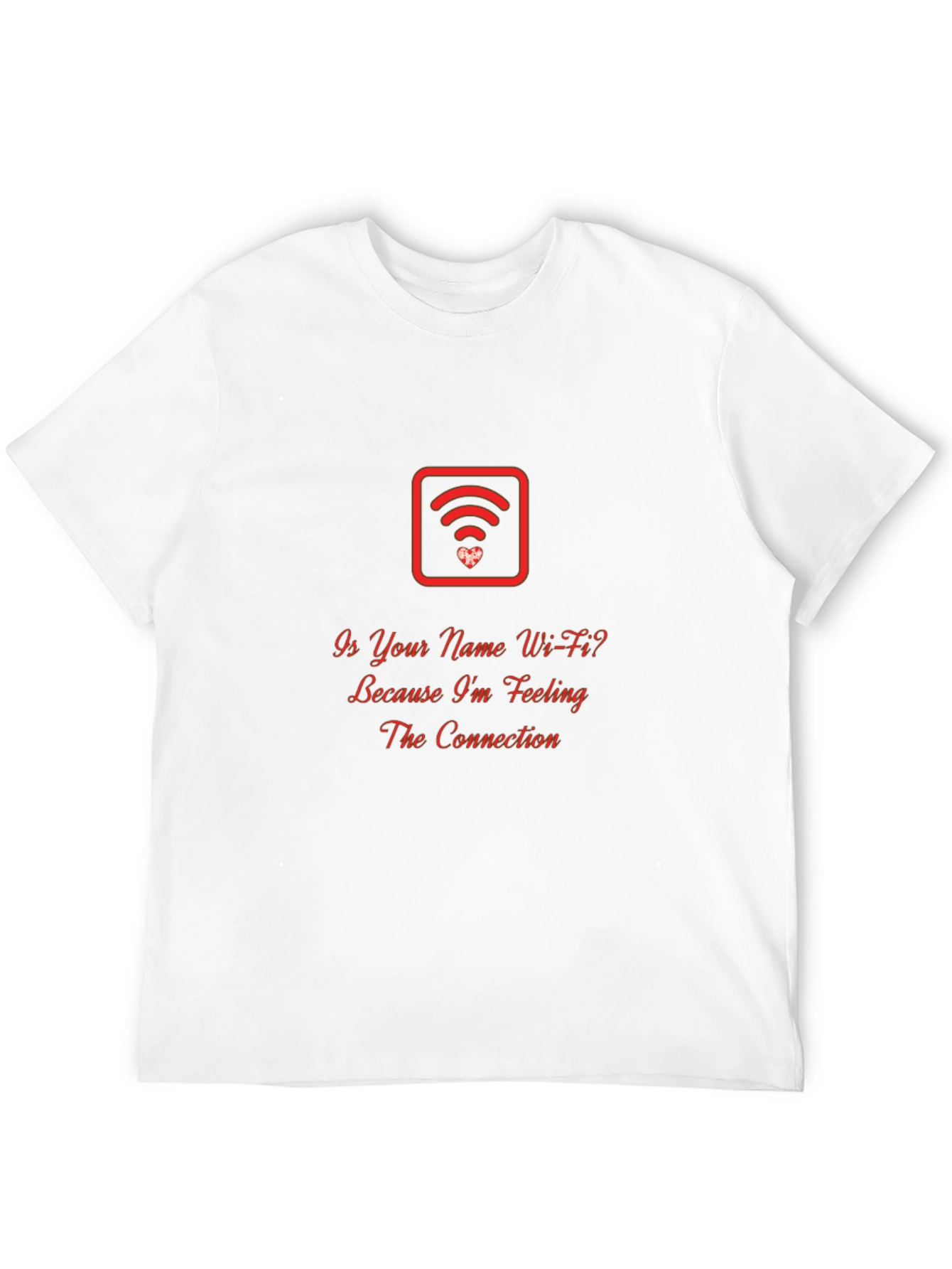 Wi-Fi Connection Love T-Shirt - Romantic Geek Chic