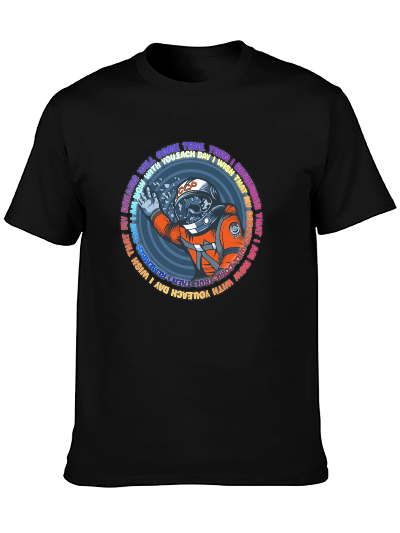 Astronaut Skull T-Shirt - Dreams Come True Tee
